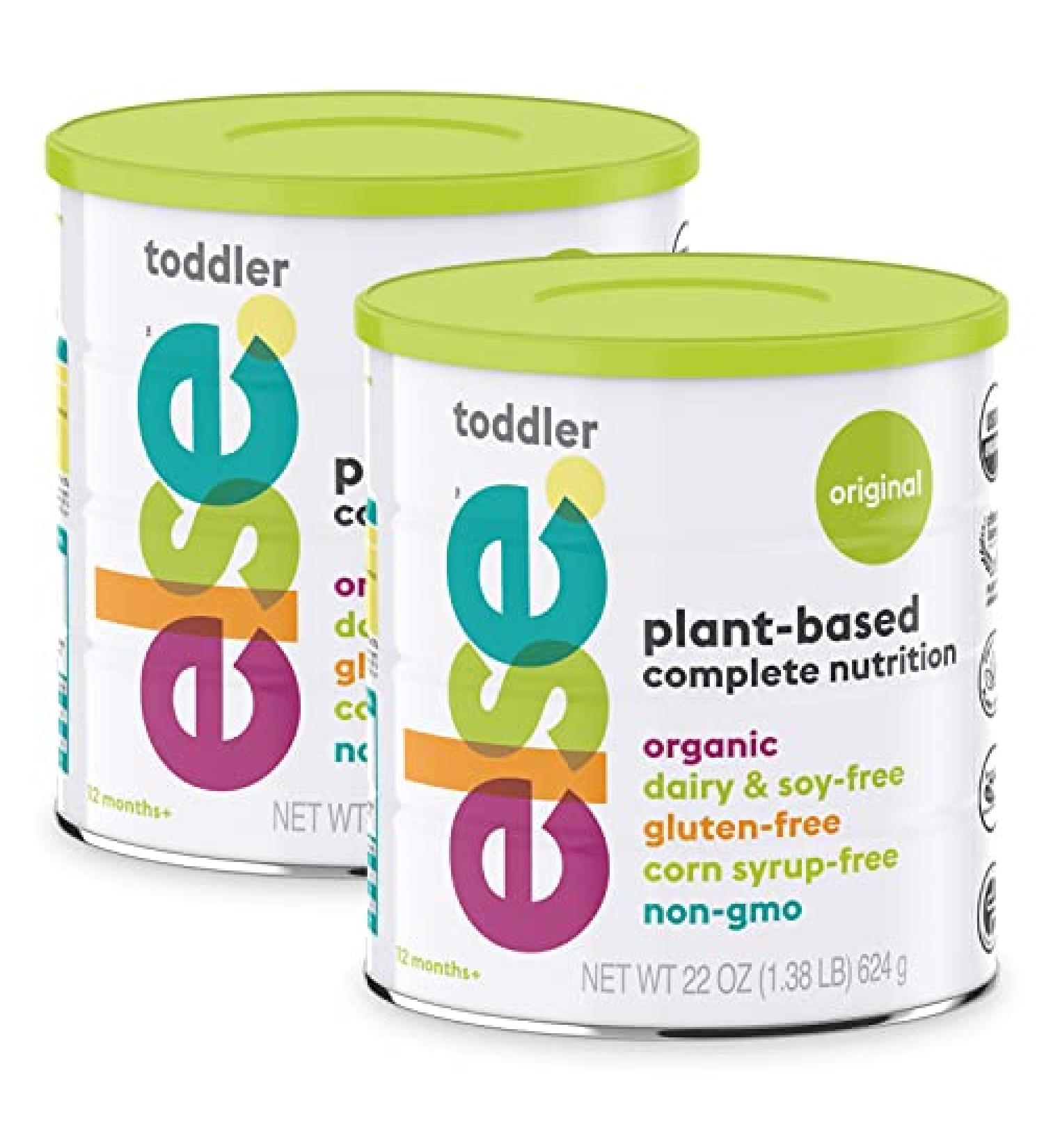 Else Plant-Based Complete Nutrition Drink for Toddlers (2-Pack) | Dairy-Free, Soy-Free, Corn-Syrup Free | Gluten-Free & Non-GMO | Vegan & Organic | Vitamins and Minerals for 12 Mo.+ | 22 Oz. | 1.38 Pound - Buy Online on GoSupps.com