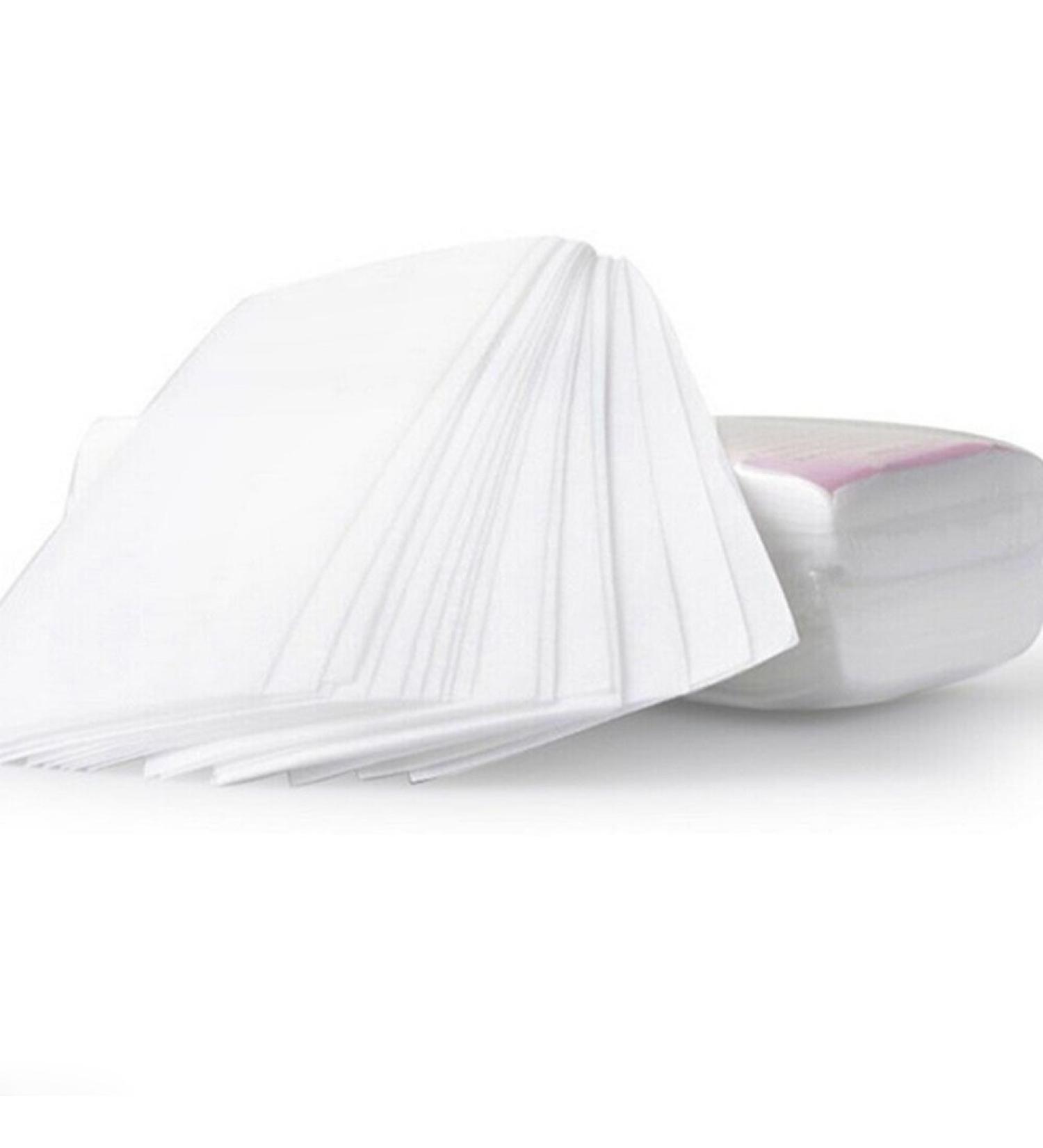 100 One-Way Wax Strips for Hair Removal - Fleece Paper for Body Legs & Face | All Skin Types - Easy & Effective (1 Pack) - Buy Online on GoSupps.com