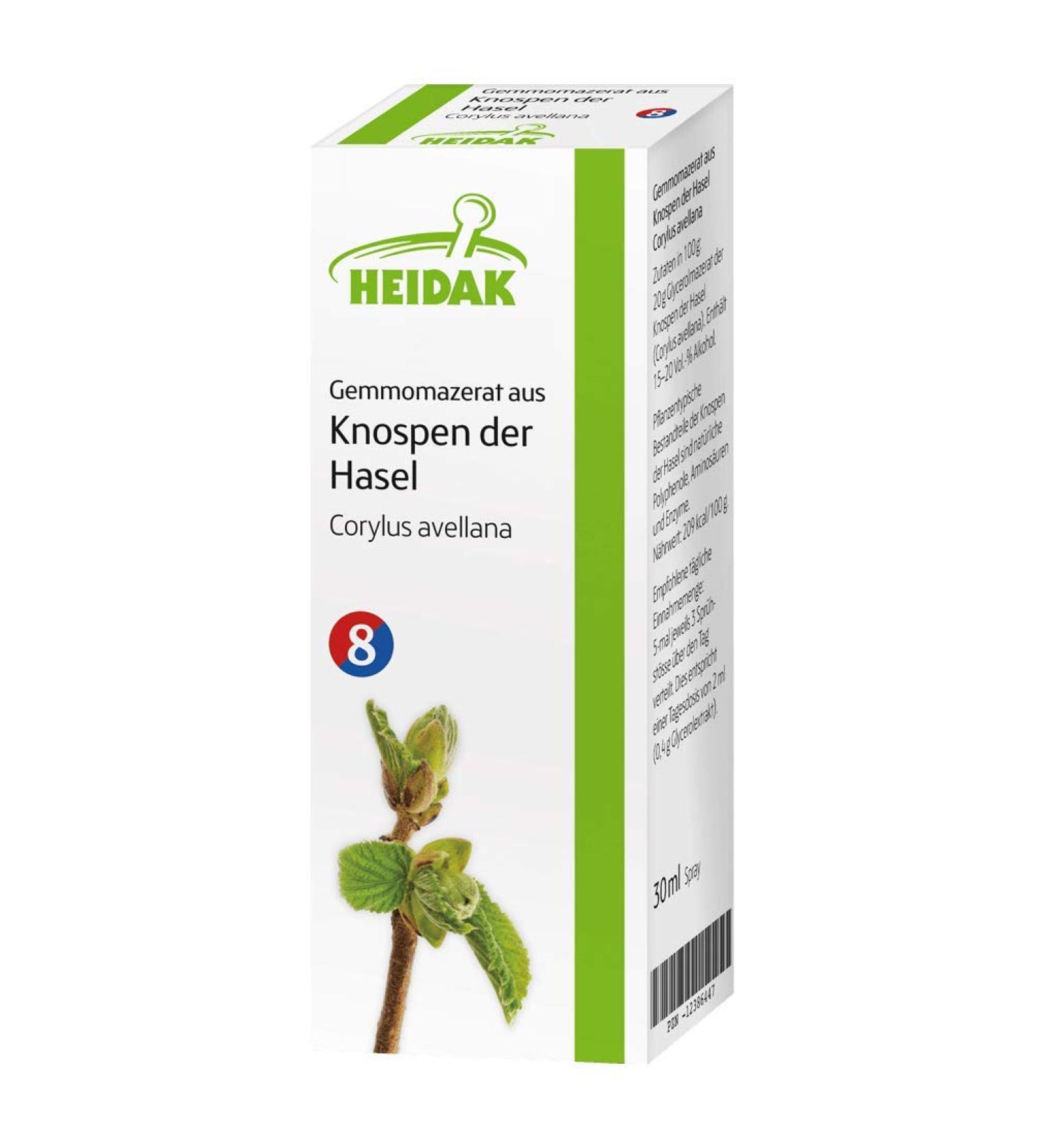 Heidak GEMMOMAZERAT of hazel buds Corylus Avellana Spray 30 ml