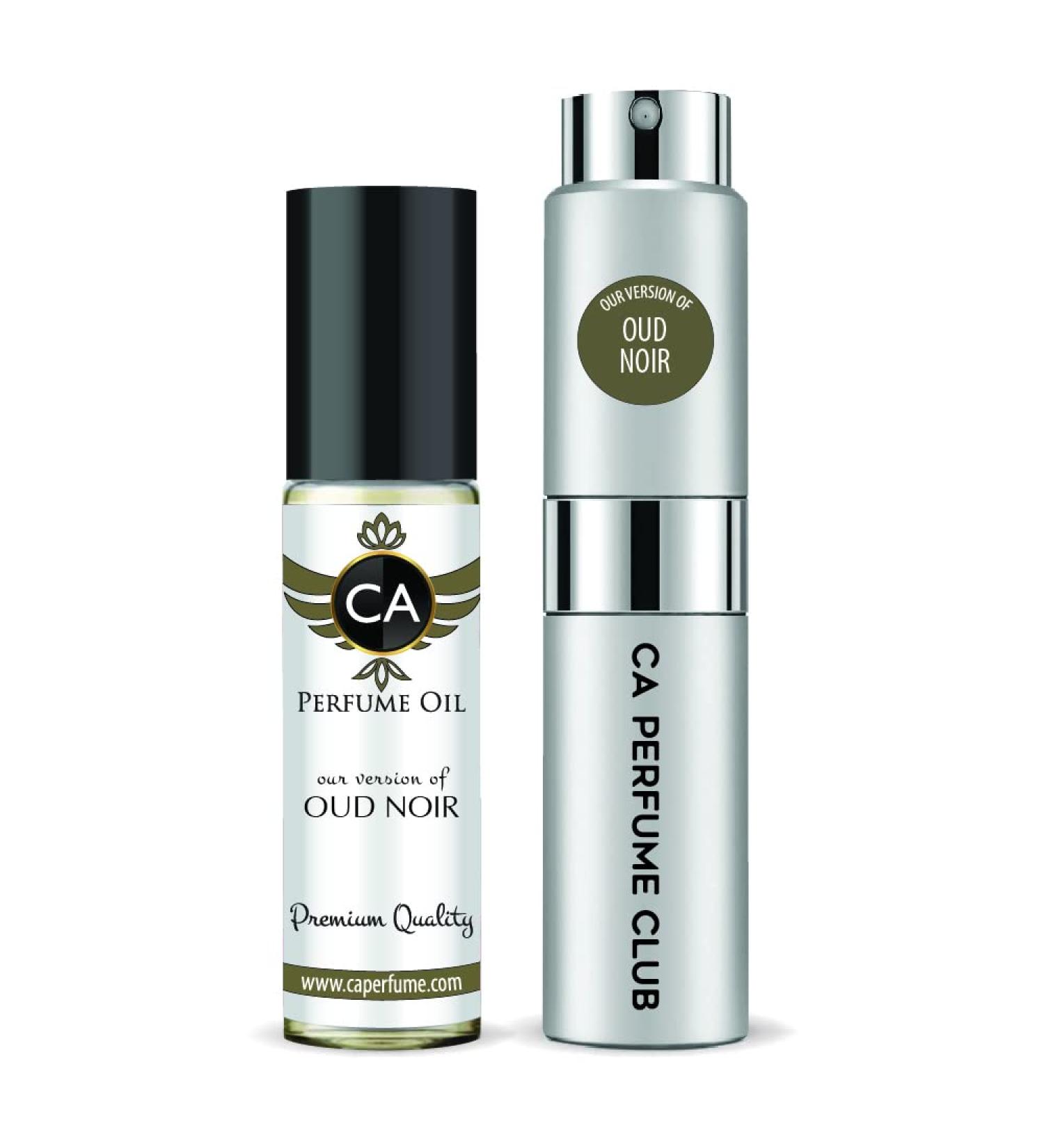 CA Perfume Duo Impression of Oud Noir For Men Eau de Parfum Refillable Atomizer Sprayer + Fragrance Body Oil Long Lasting Sample Travel Size Roll-On Bottle 0.27 Fl Oz+0.33 Fl Oz - Buy Online on GoSupps.com