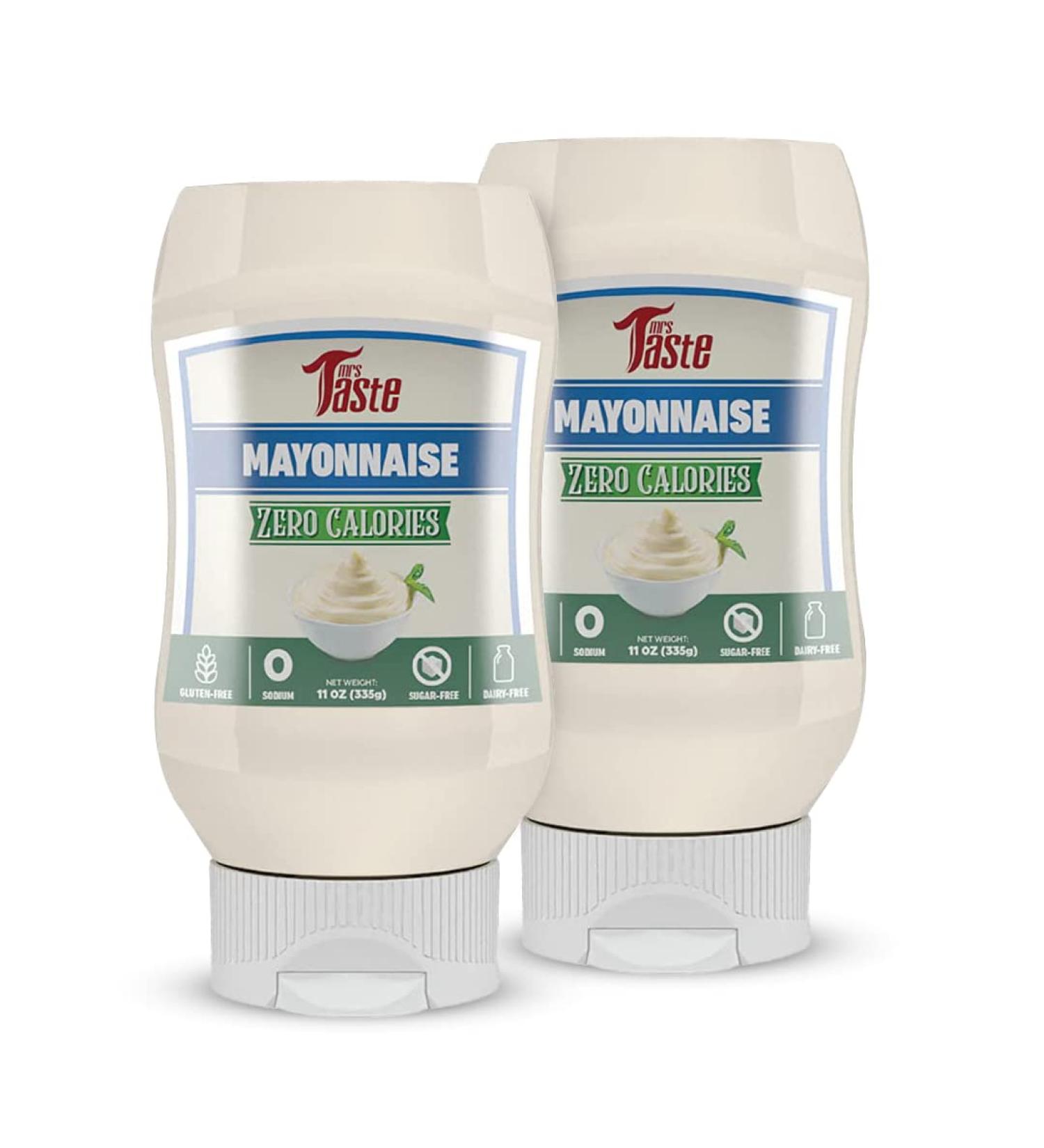Mrs Taste Sugar-Free Mayo Multi-Pack | Zero Calories, Sodium, and Sugar | High Fiber | Keto & Paleo Friendly | Condiments & Sauces (2 Pack) - Buy Online on GoSupps.com