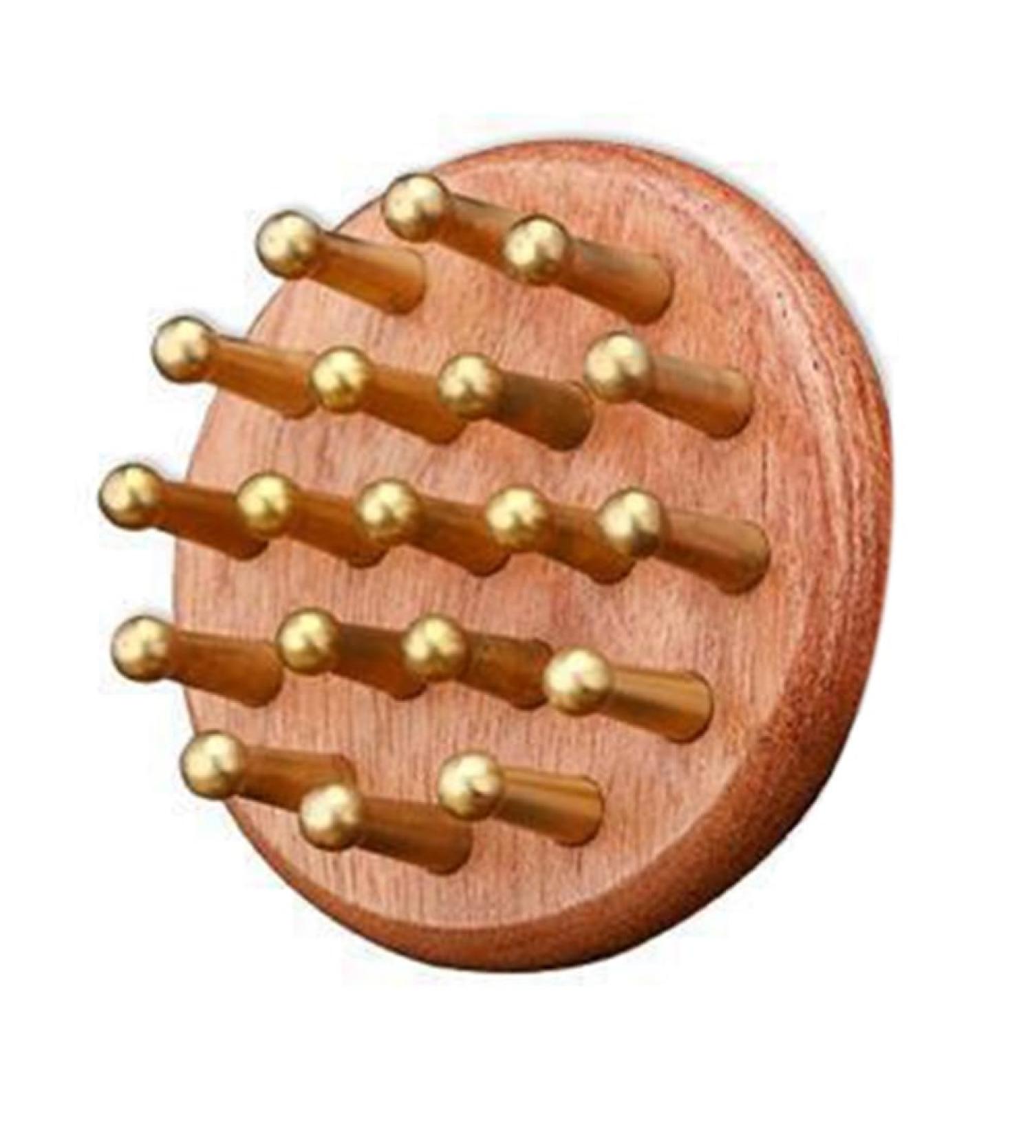 Jimenez Meridian Massage Comb Head | GUA-SHA Tool for Wood Therapy & Circulation | High-Quality Scratch Massager - Buy Online on GoSupps.com