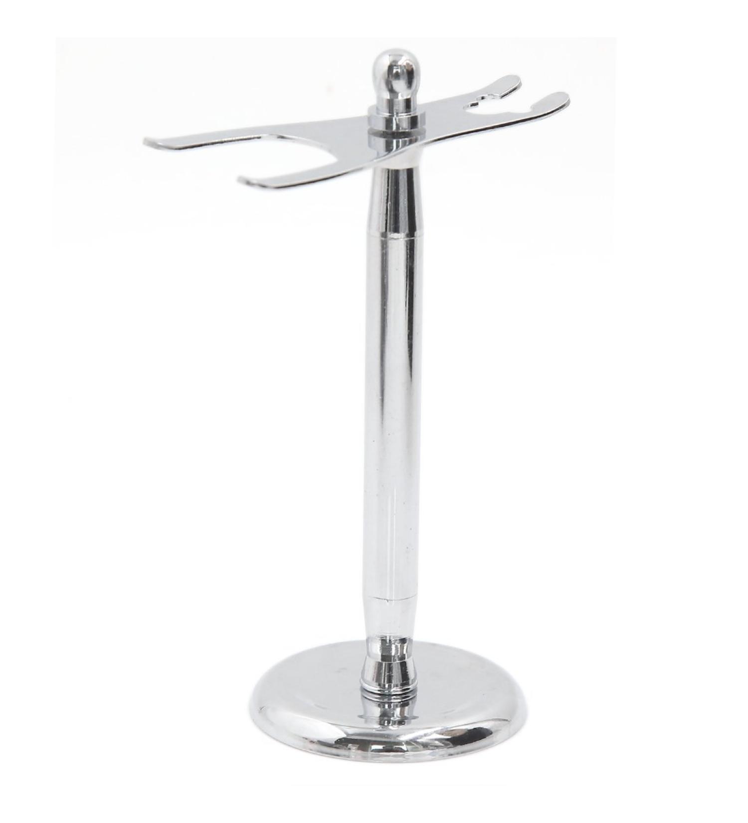 Ruilogod Men s Stainless Steel Razor Shaving Brush Stand | Two Slots Shaveway Holder - Premium Quality for Perfect Shaving - Buy Online on GoSupps.com