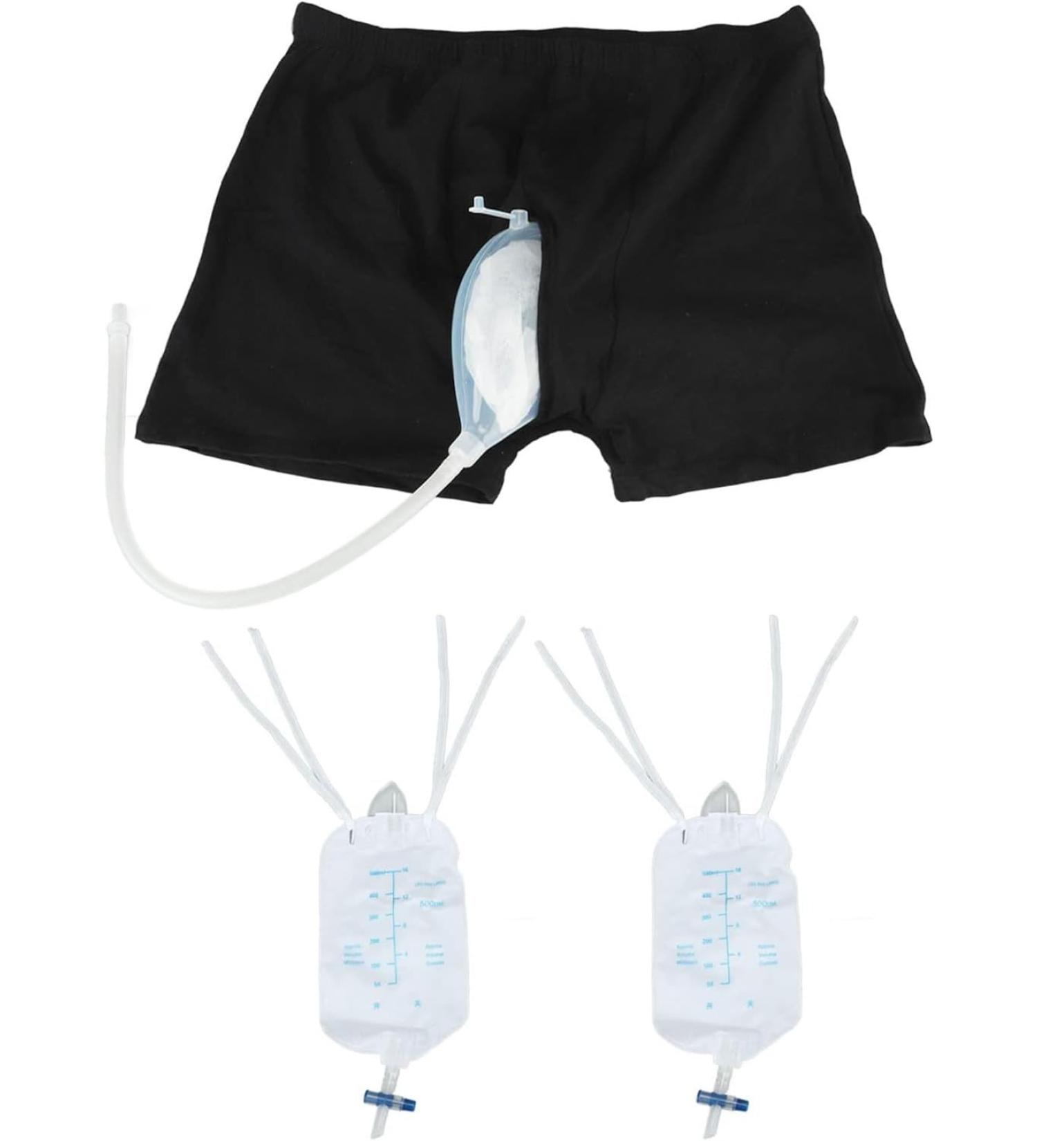 Women's/Men's Urine Bag Wearable Leak Proof Urinal System Urine Bag Incontinence Pants Spill Proof Collector Urinary Drainage Stabilizatio Device for Travel Outdoor Use (Size : Medium (69-92cm)) - Buy Online on GoSupps.com