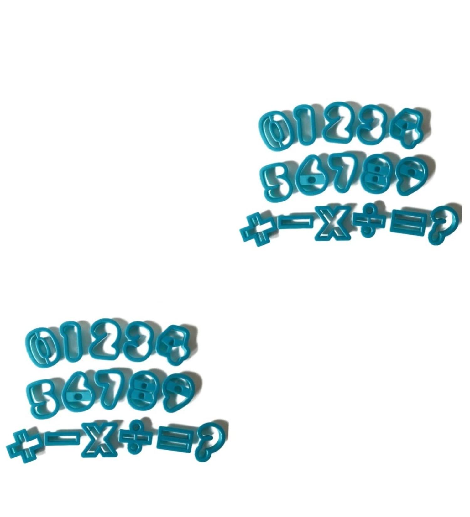 Zerodeko Number Baking Molds 32 Pcs Cookies Mold Baking Molds DIY Baking Tools Biscuit Mold Number Multi-Piece Set mediumx2pcs Bluex2pcs - Buy Online on GoSupps.com