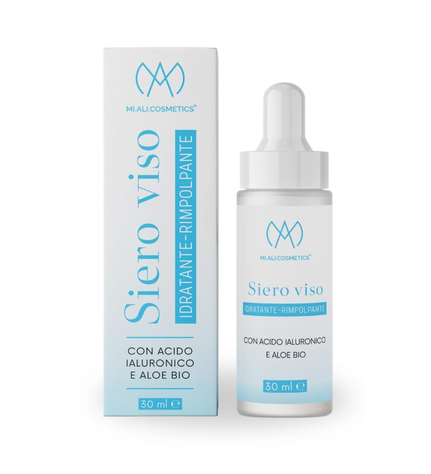  MI.ALI. COSMETICS Low Molecular Weight Pure Hyaluronic Acid Face Serum 30 ml Plumping Anti-Wrinkle and Deep Moisturising and Anti Blemishes Lifting Effect Made in Italy Alcohol Free - Buy Online on GoSupps.com