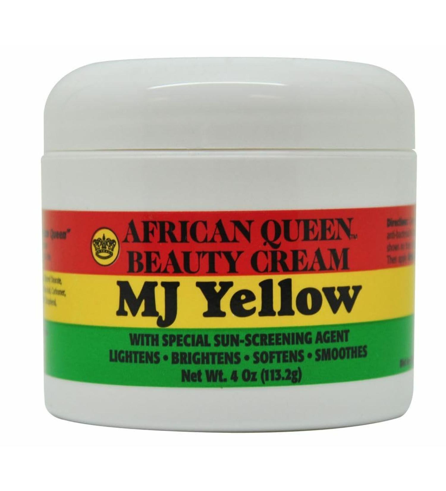 AFRICAN QUEEN Beauty Cream MJ Yellow (4 oz)