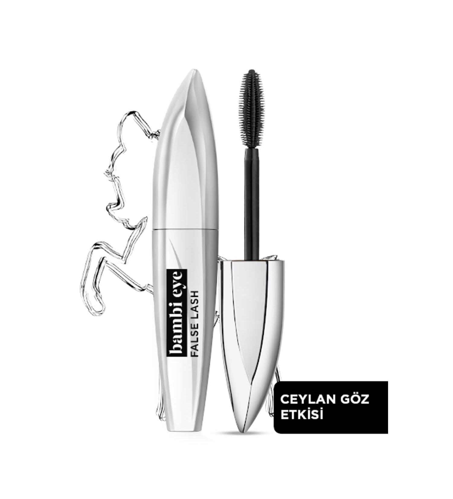 L'Or al Paris Bambi Eyes Mascara - Black 8.9 ml | Volume Length & Swing for Stunning Lashes - Buy Online on GoSupps.com