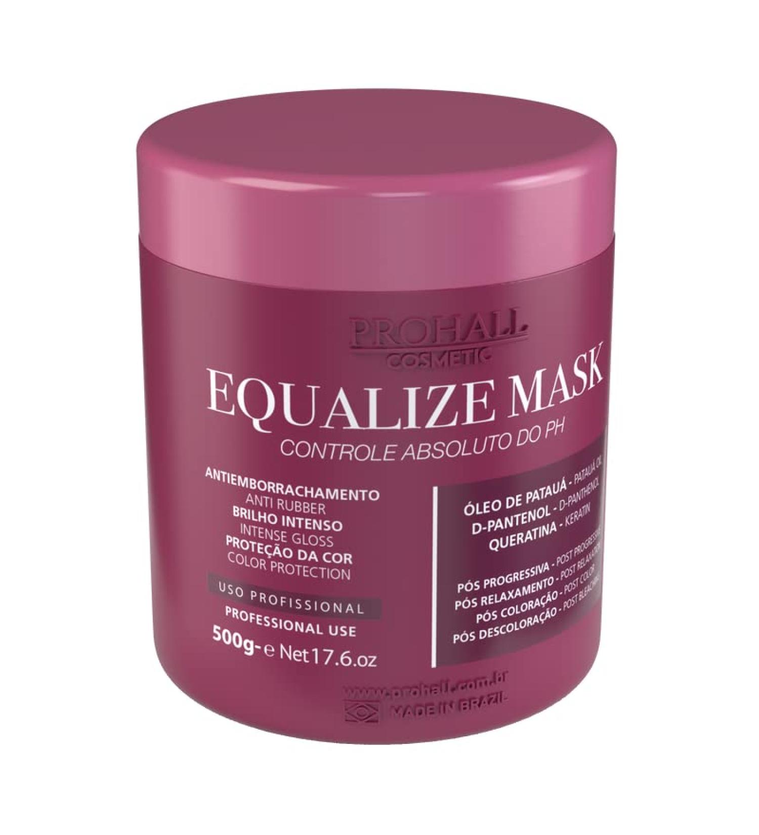 Prohall Cosmetic Equalize Hair Mask - pH Stabilizing Treatment for Dry, Damaged, Color-Treated, Keratin- Treated & Bleached Blonde Hair - Buy Online on GoSupps.com