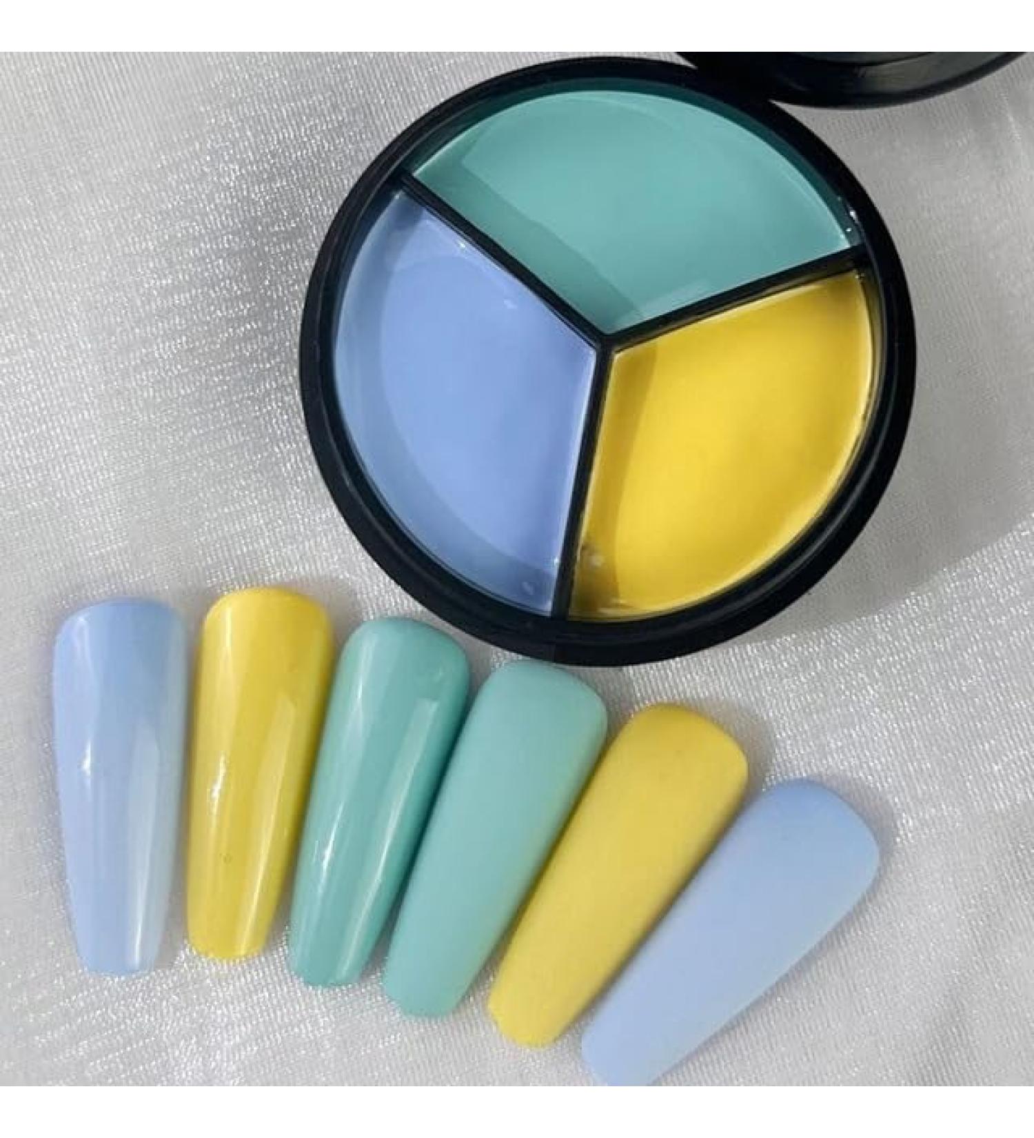 Summer Macaron Solid Cream Gel Nail Polish Palette for Nail Art Design Japanese No Flowing Soak Off UV LED Mud Gel Varnish - (Color: 5gx3Colors-Set24) - Buy Online on GoSupps.com