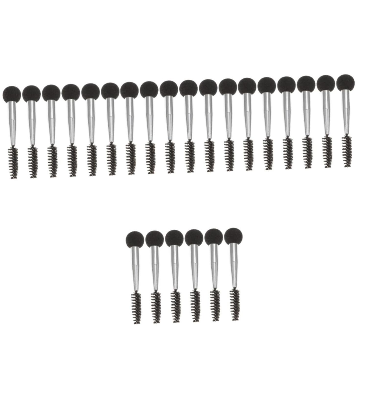 POPETPOP 24 Pcs Double Ended Eyebrow Brush Facial Tools Sponge Brush for Eyebrows Eye Shadow Brush 7.6x1.4cmx4pcs As Shownx4pcs - Buy Online on GoSupps.com