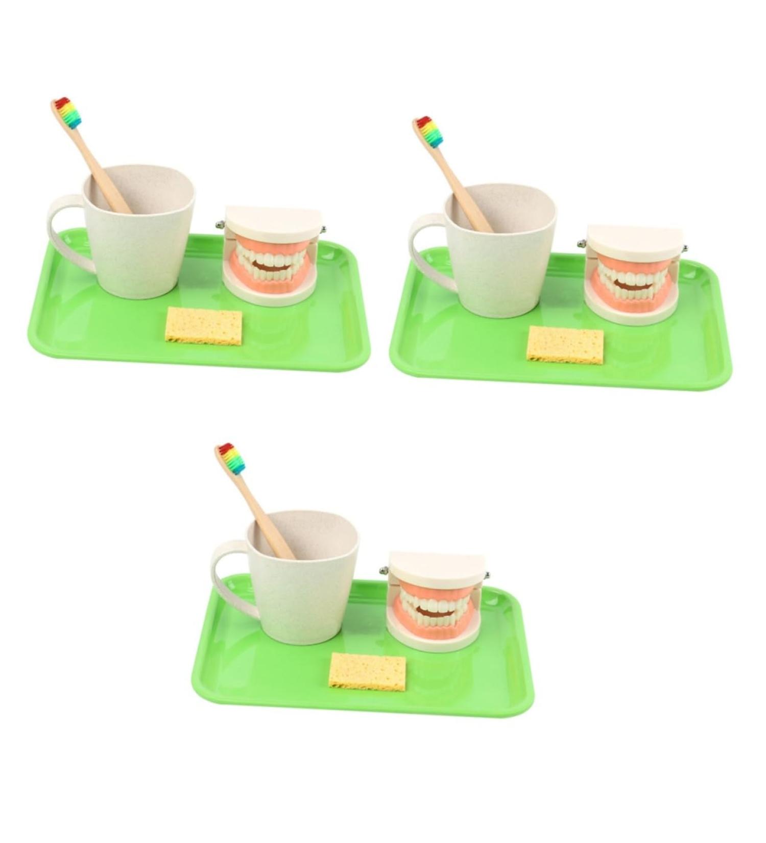 Minkissy 3D Children's Toothbrush Toy | Early Dental Education for Kids | Fun and Reusable Toddler Toys - Buy Online on GoSupps.com