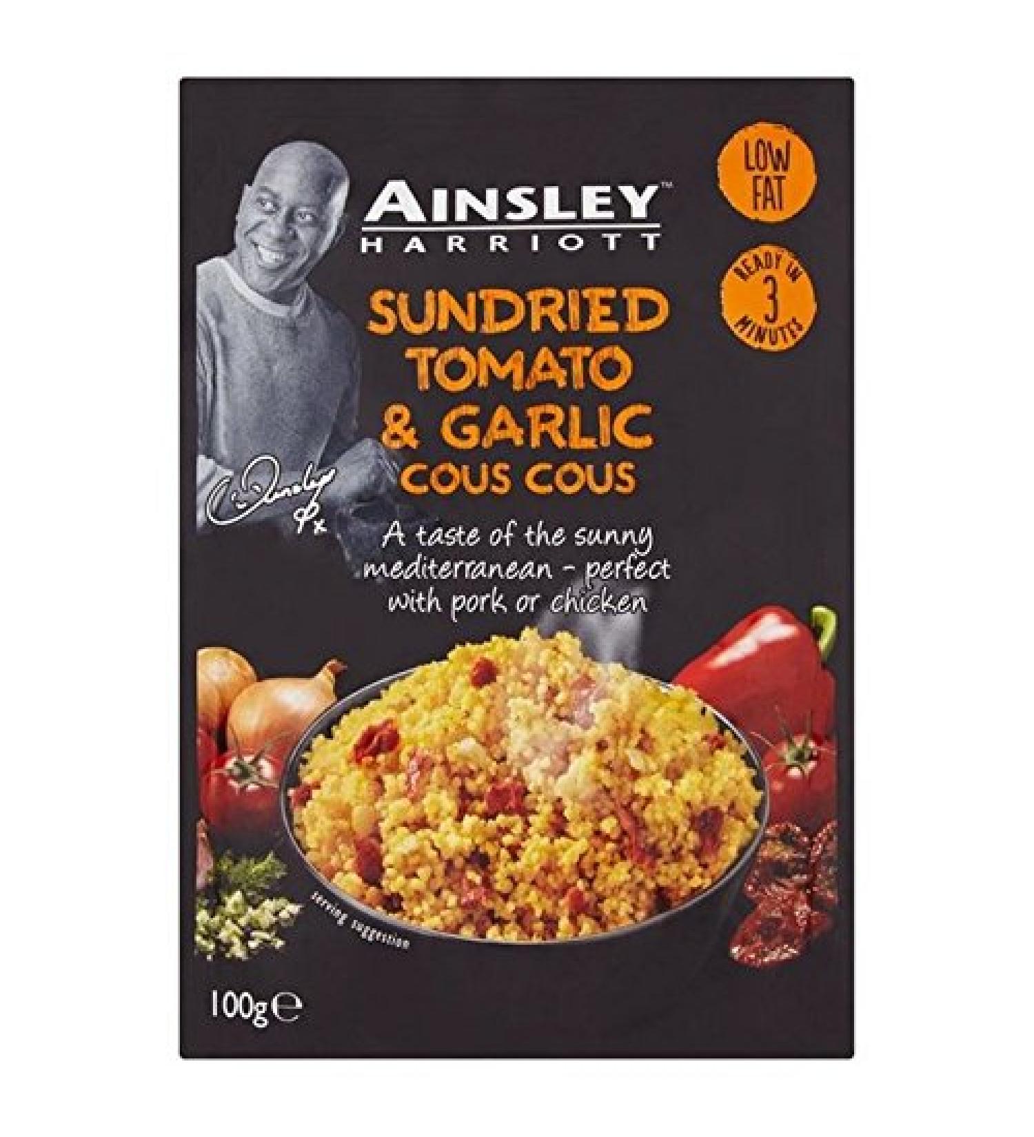 Ainsley Harriott Sundried Tomato & Garlic Cous Cous 100g (Pack of 6)