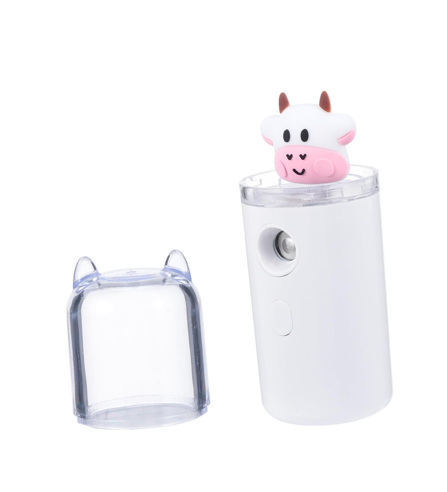 FOMIYES Moisturizer Mini Humidifier Facial Steamer Rechargable Travel Size Humidifier Face Steamer 3.8x3.8x10.8cm White - Buy Online on GoSupps.com