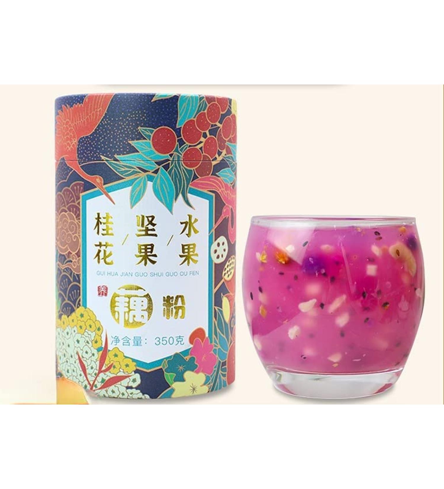 Sweet Scented Osmanthus Nut Fruit Lotus Root Soup 350g/can Brewed Nut Lotus Root Soup Nutritious Breakfast Congee Delicious and Convenient Instant Lotus Root Soup (5 can) Potato 5 can - Buy Online on GoSupps.com