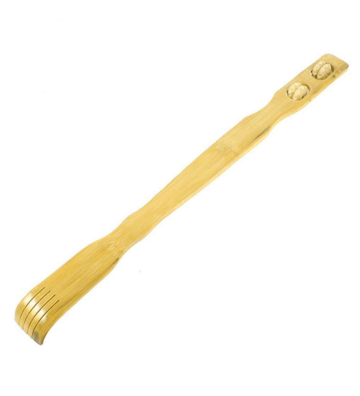 Fliyeong Back Scratcher Wooden Bamboo Double Rolling Stylish and Popular