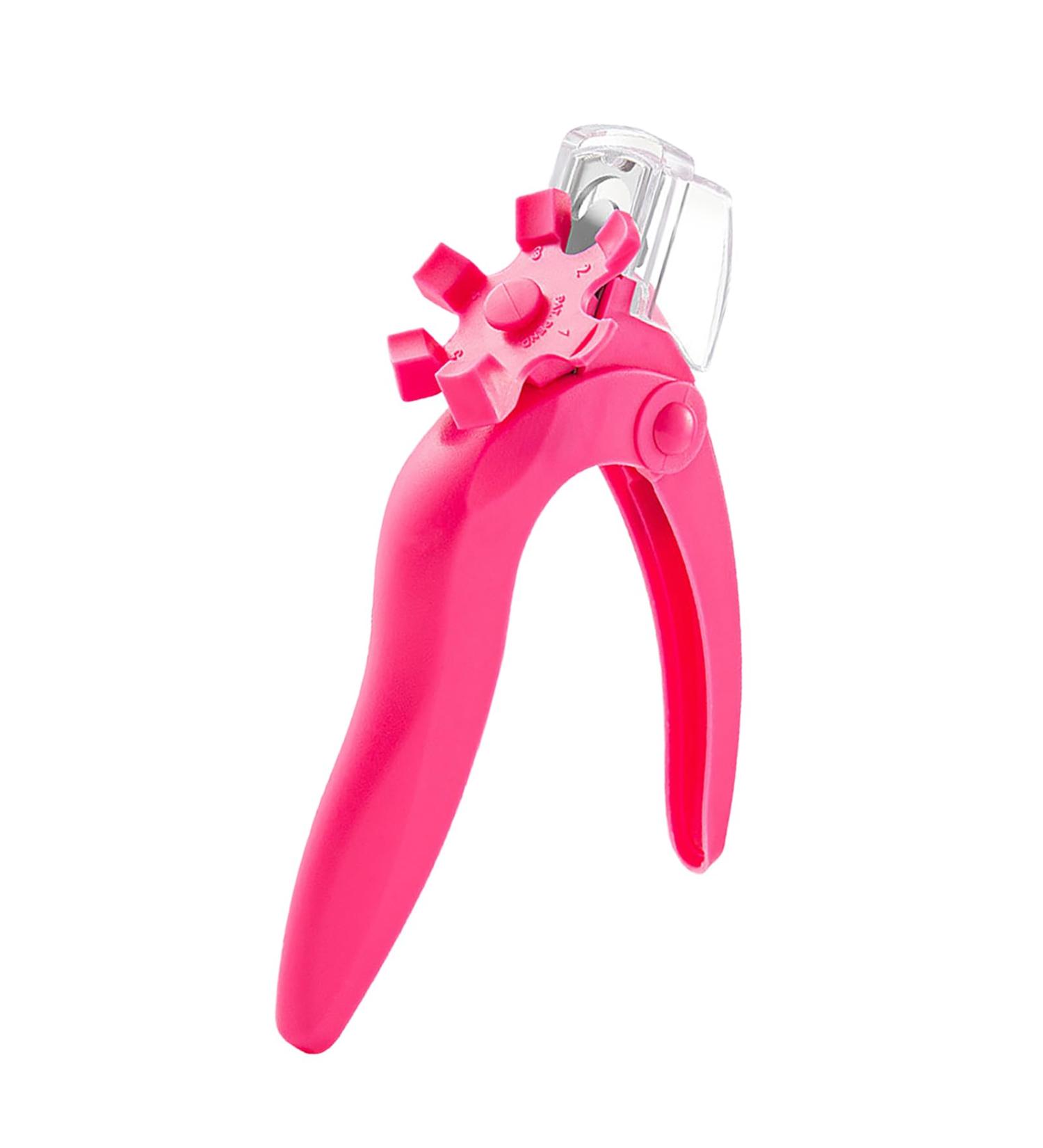 Nail Tips Cutter Adjustable Acrylic Nail Clippers Acrylic Nail Clippers Precise Sizer for Nail Artist for Home (Rose Red) - Buy Online on GoSupps.com
