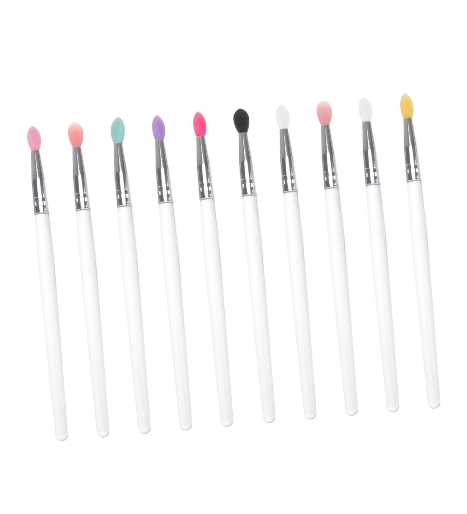 BELLIFFY 10pcs Eye Shadow Brush Makeup Brush Exfoliating Lip Brush Women Eyeshadow Brush Eyeliner - Buy Online on GoSupps.com