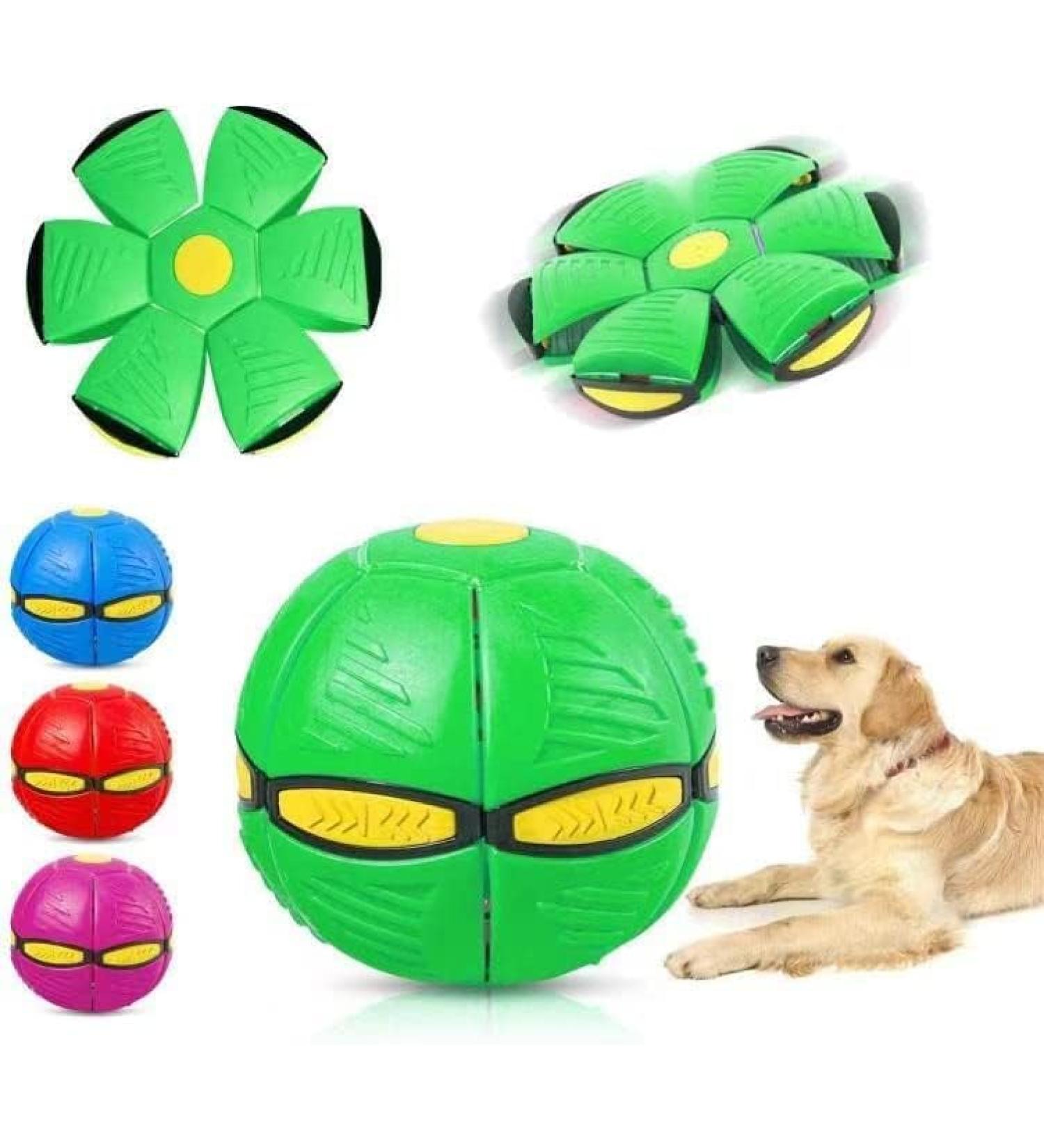 LILOVE 2024 New Strangeness Flying Saucer Ball for Dogs Toy Dog Pet Toy Flying Saucer Ball UFO Doggo Ball Large Small Dog Balls Toy Phlat Ball Dog Frisbee Scooby Doo Dog Ball(Green) - Buy Online on GoSupps.com