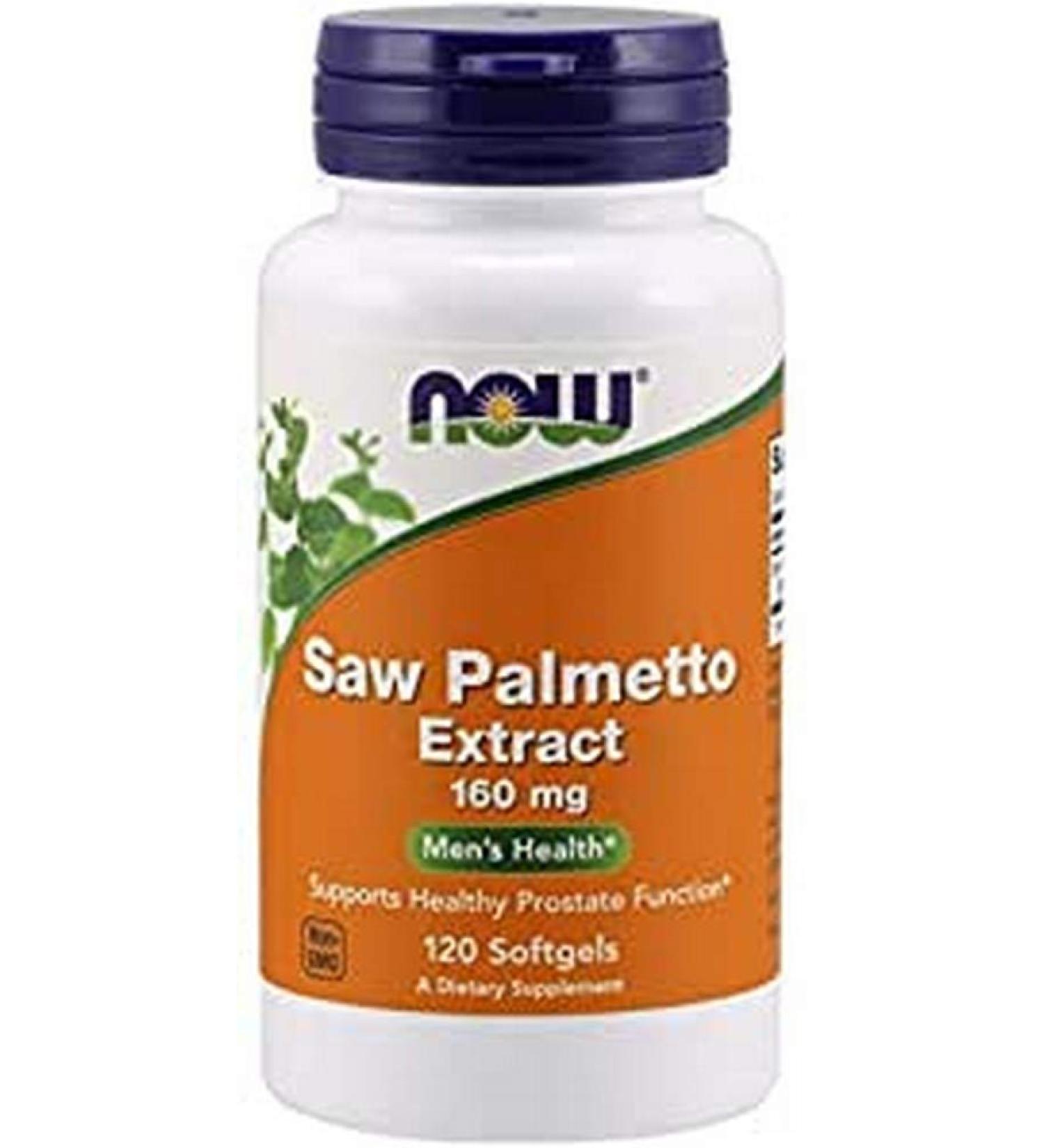 Now Foods Saw Palmetto 160mg 120 Sgels