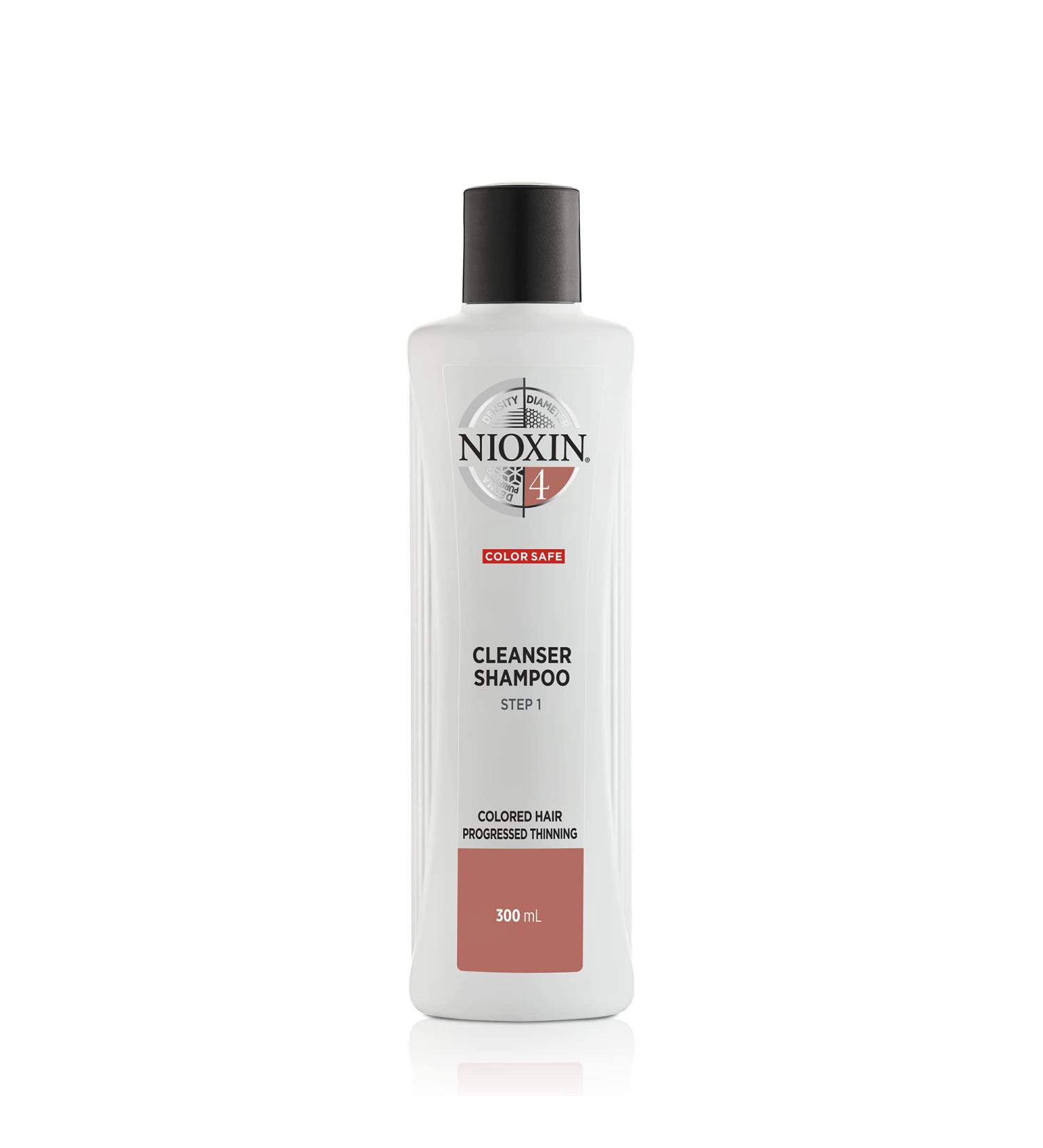 Nioxin System 4 Cleanser Shampoo for Color Treated Hair - 10.14 Fl Oz - Buy Online on GoSupps.com