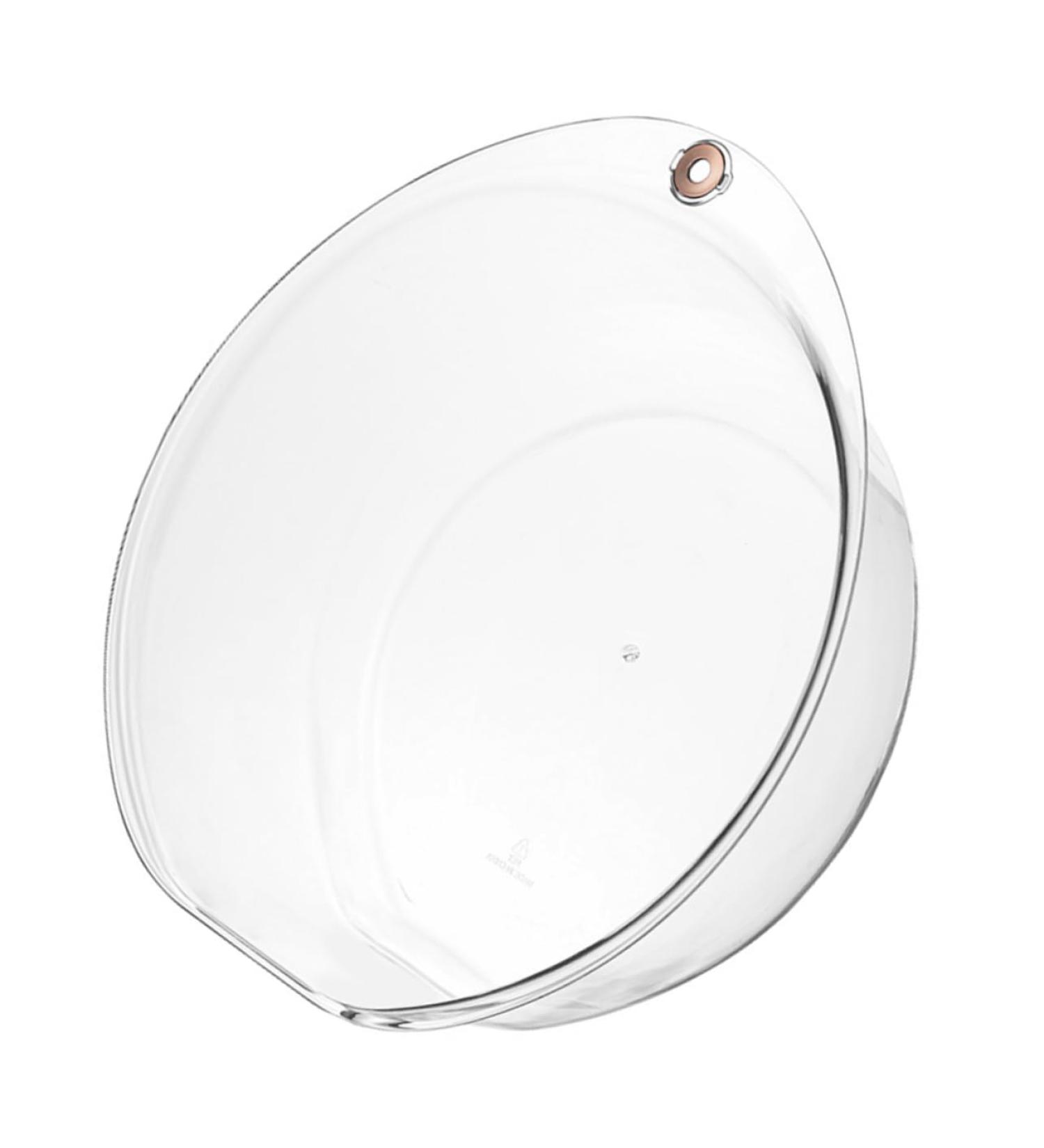 Buy Transparent Plastic Washbasin - Large 32.9x31.2cm Kitchen & Salon Washing Bowl | Durable Household Cleansing Tub - Buy Online on GoSupps.com