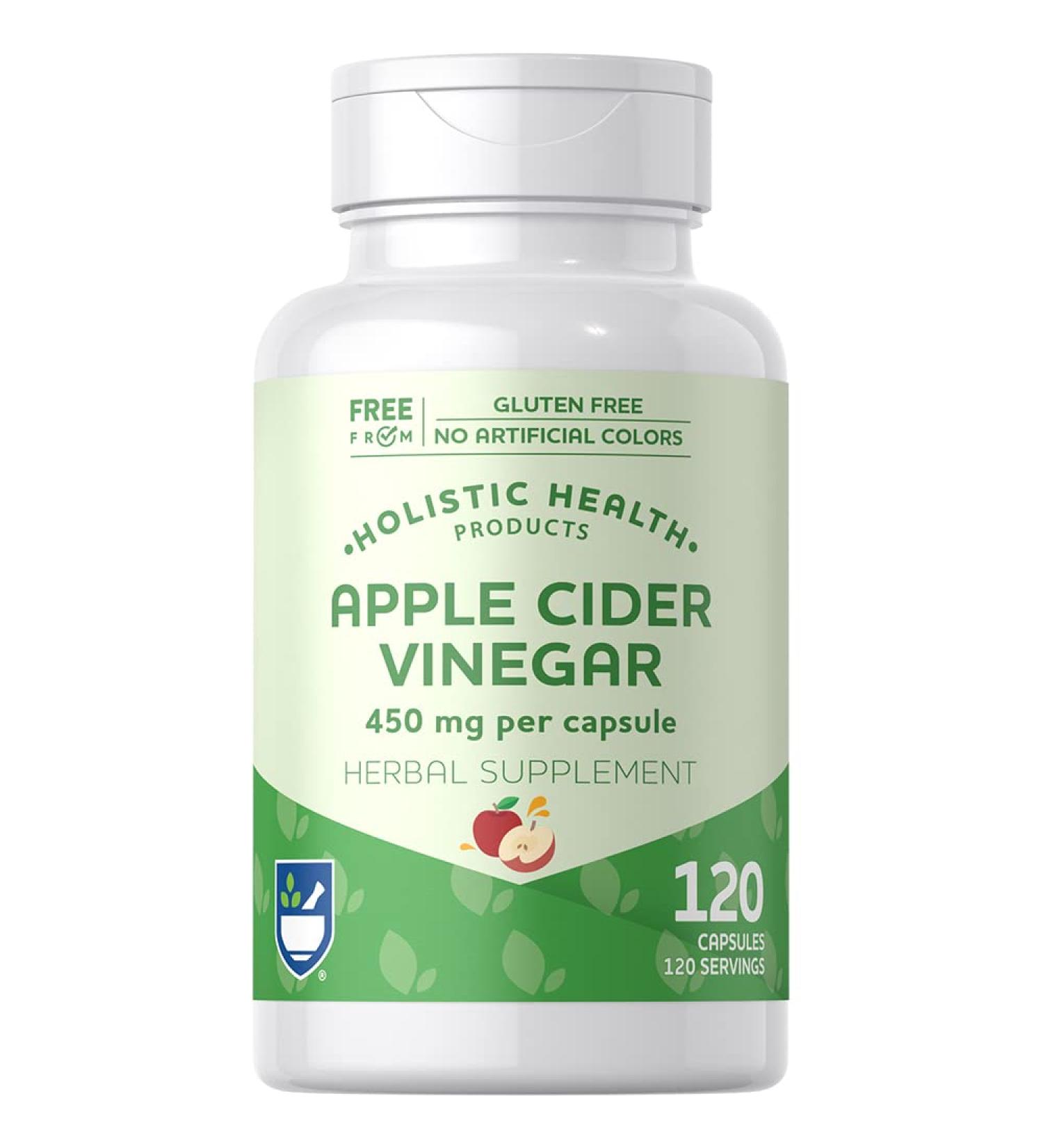Rite Aid Apple Cider Vinegar Capsules with Cayenne Pepper - 120 Count | Metabolism Support, Detox & Digestion | Gut Health & Immune Support Supplement - Buy Online on GoSupps.com