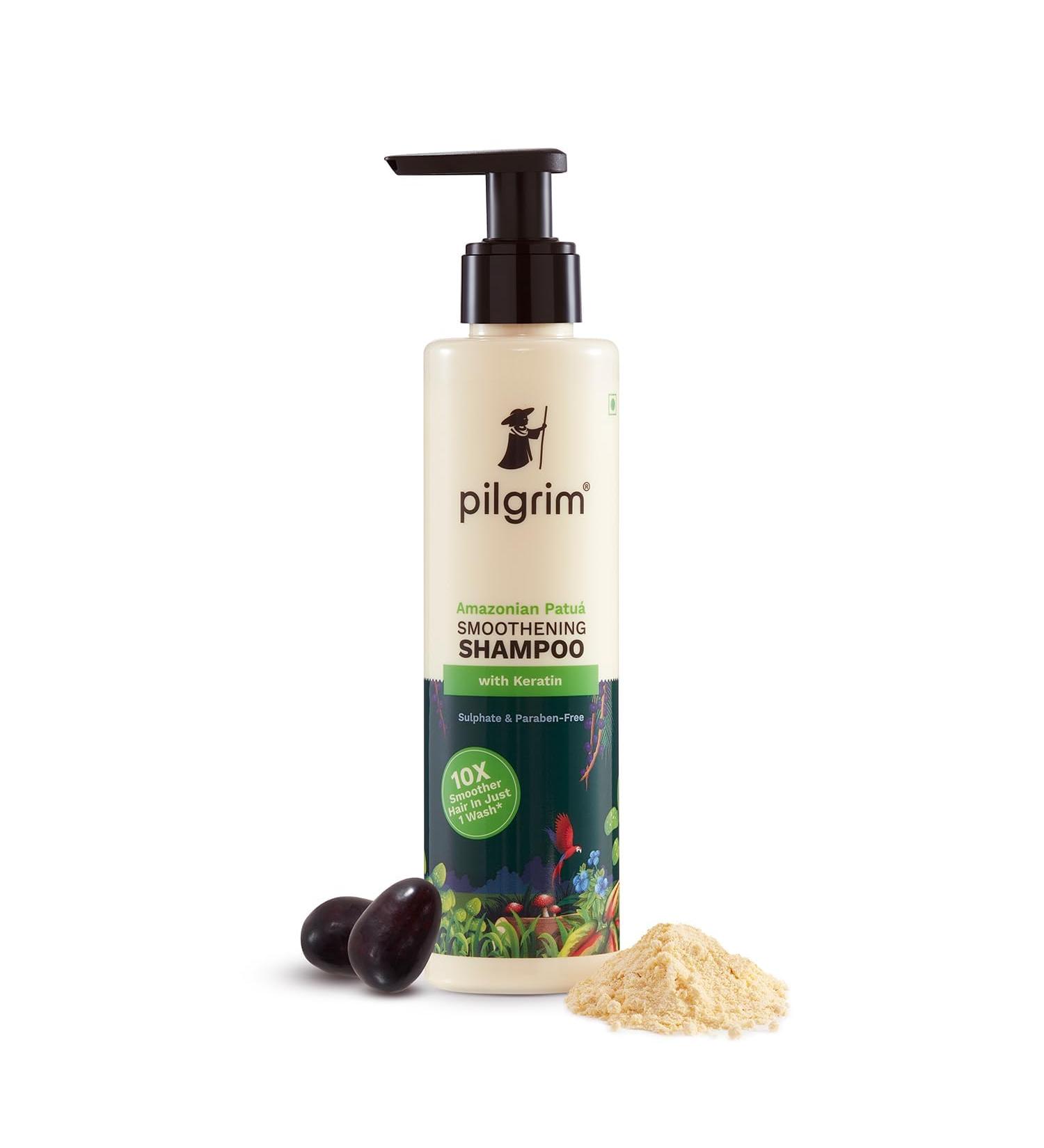 Pilgrim Patu & Keratin Shampoo for Dry & Frizzy Hair | Sulfate & Paraben Free | 6.8 fl oz - International Shipping Available - Buy Online on GoSupps.com