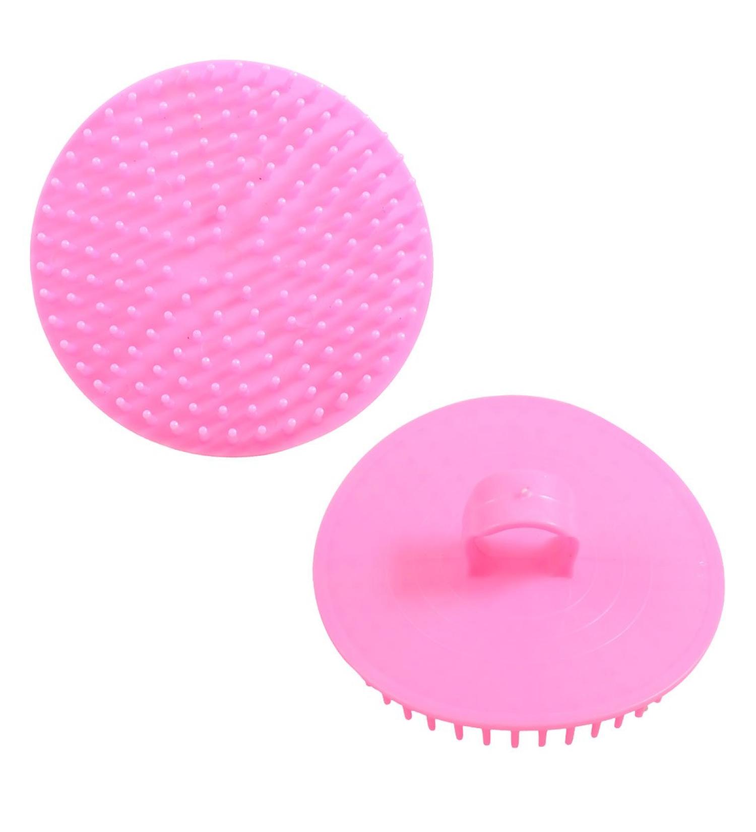 2 pcs 3 5 "Diam tre rond de la t te du cuir chevelu de shampooings de shampoing rose