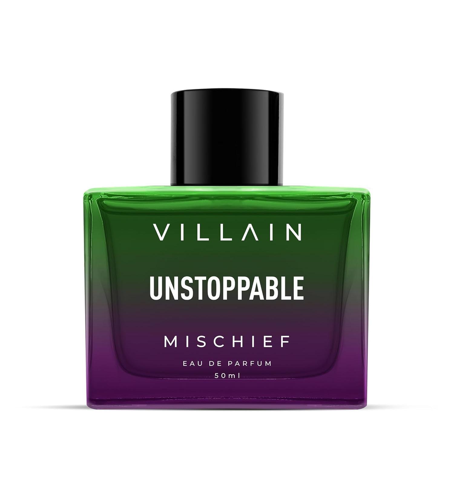 VILLAIN Unstoppable Mischief Premium Long Lasting Fragrance Eau de Perfum for Men 50ml - Buy Online on GoSupps.com