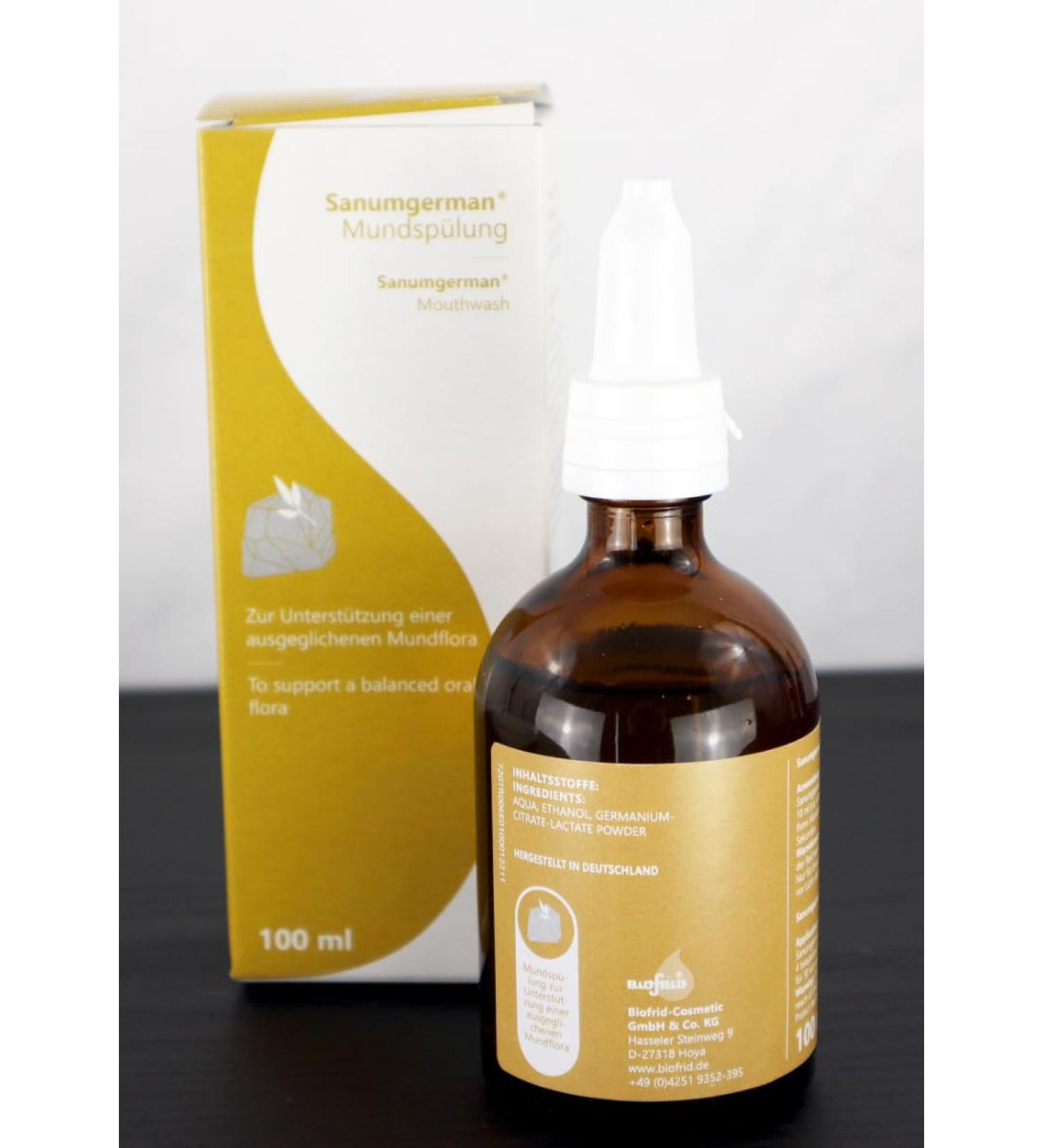Sanumgerman mouthwash - 100ml for a balanced oral flora
