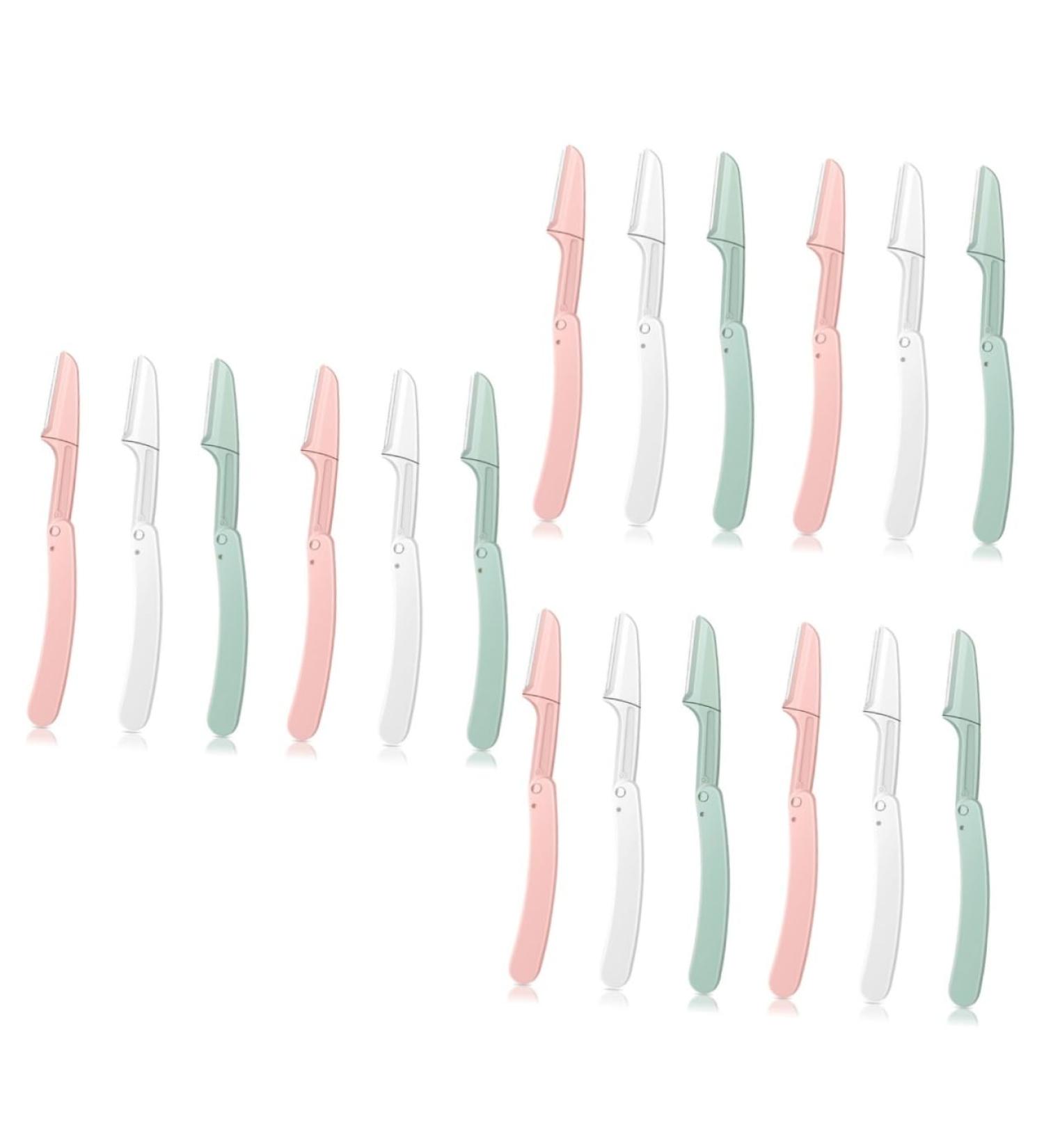 Buy Healvian 18-Part Foldable Eyebrow Cutter for Men & Women - Disposable Facial Razor Set (3PCs) - Precision Grooming Tools - Buy Online on GoSupps.com