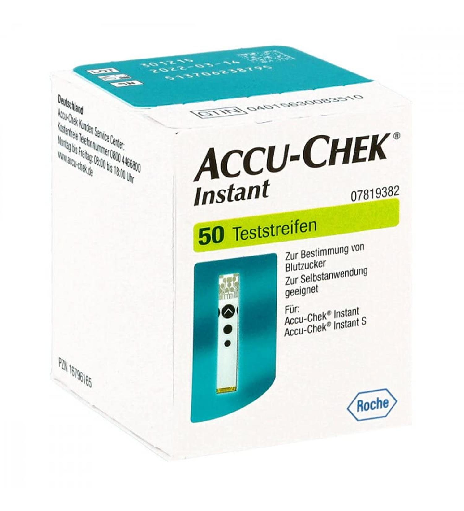 Buy Accu-Chek Instant Test Strips - 50 Pack | Fast International Shipping - Buy Online on GoSupps.com