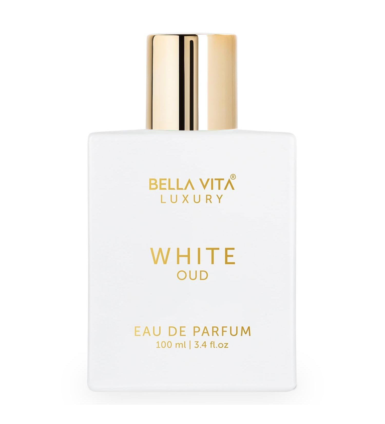 Bella-Vitaa Luxury White Oud Unisex Eau De Parfum Perfume with Orange Patchouli Musk|Premium Long Lasting Oud & Fruity Fragrance for Men & Women 100ML - Buy Online on GoSupps.com