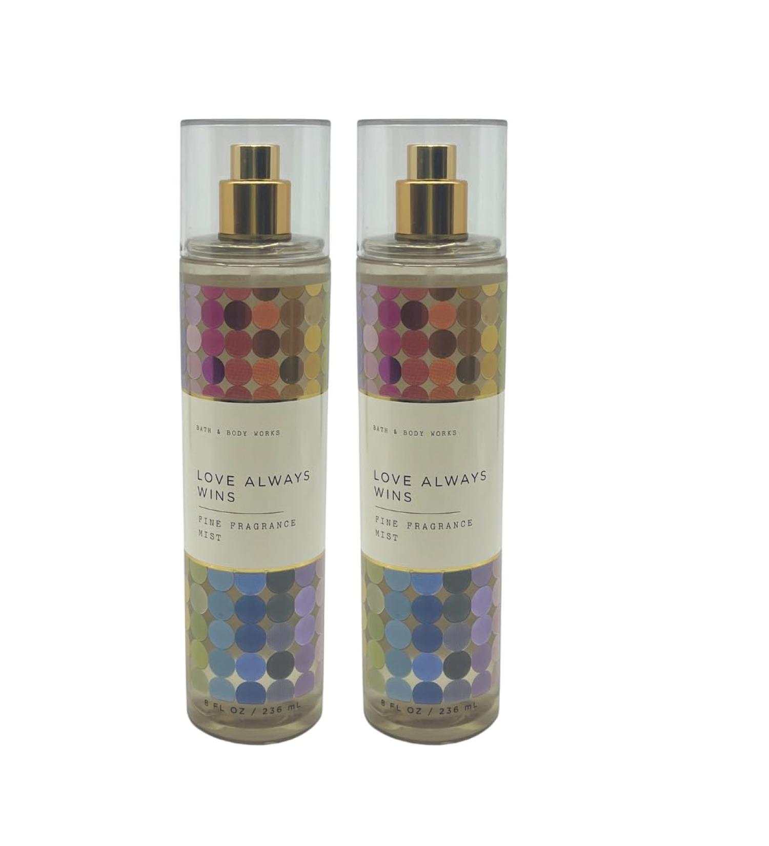 Bath and Body Works LOVE ALWAYS WINS Fine Fragrance Mist - PACK OF 2 - NEW PACKAGING - 2023 LIMITED Edition - Buy Online on GoSupps.com
