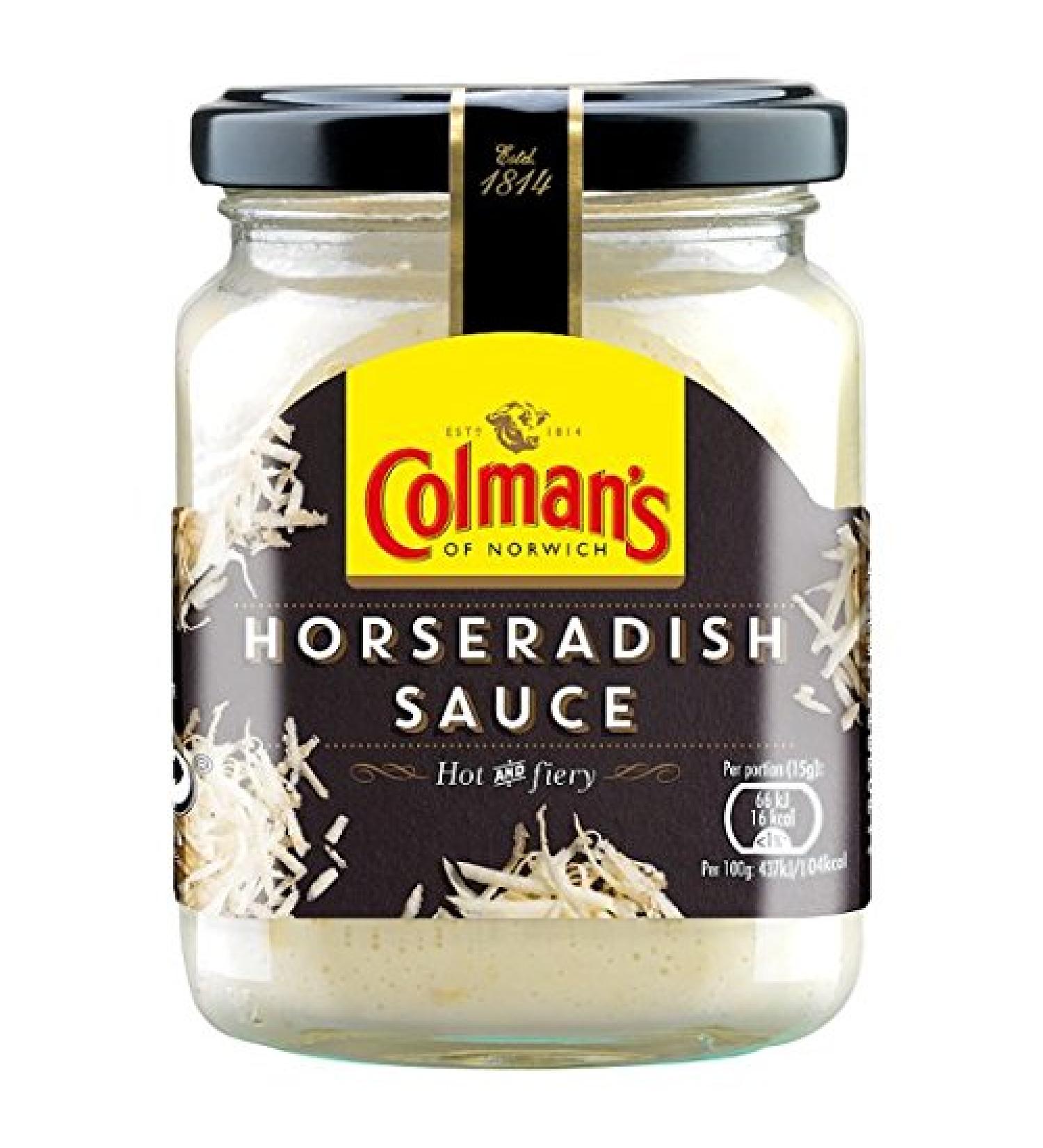 Original Colmans Horseradish Sauce Imported From The UK England