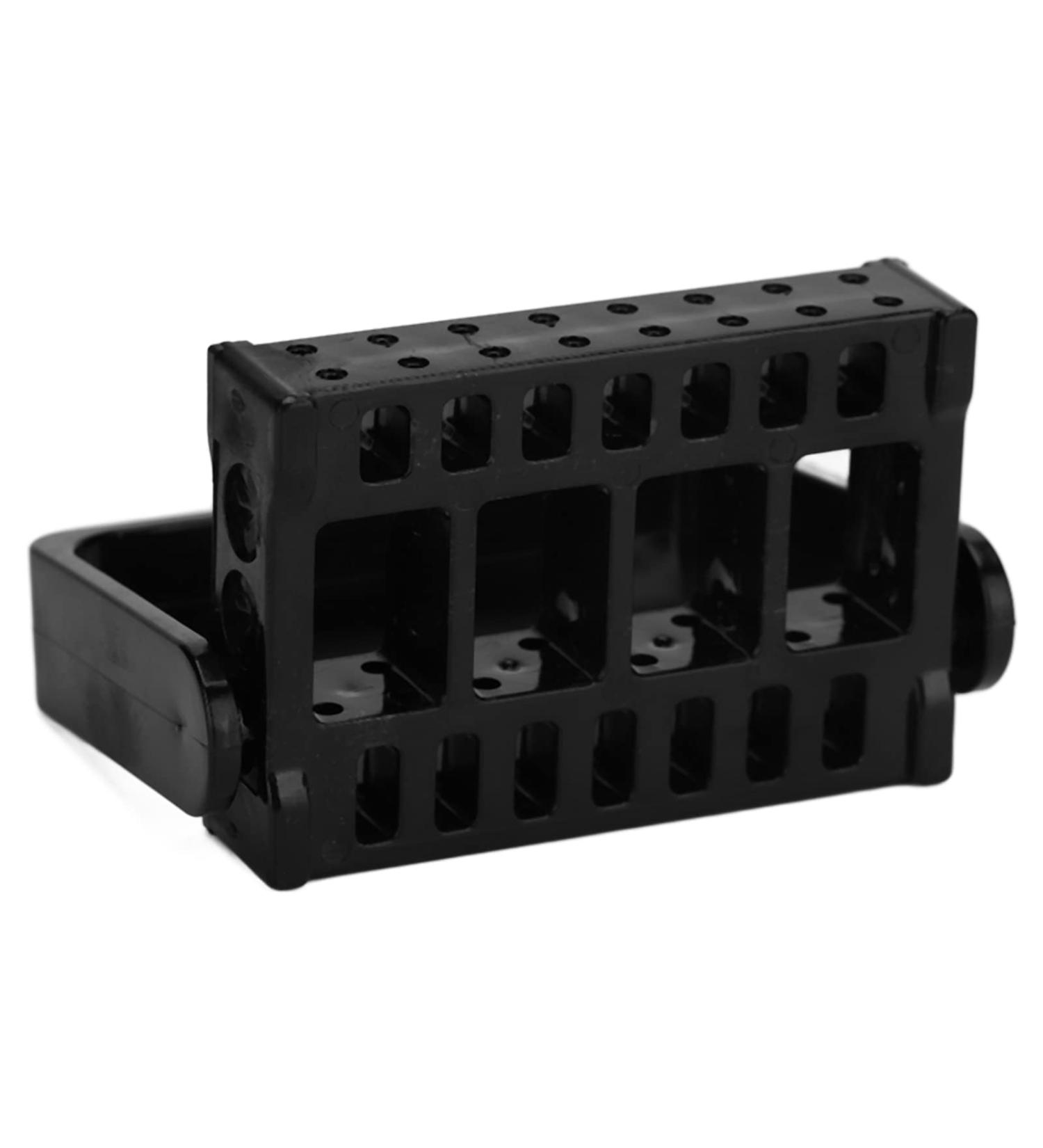 Nail Drill Bit Holder Stand Suitable Size Durable Professional Save Space Nail Drill Bits Storage Container for Grinding Tools for Nail Salon Home Use(black) - Buy Online on GoSupps.com