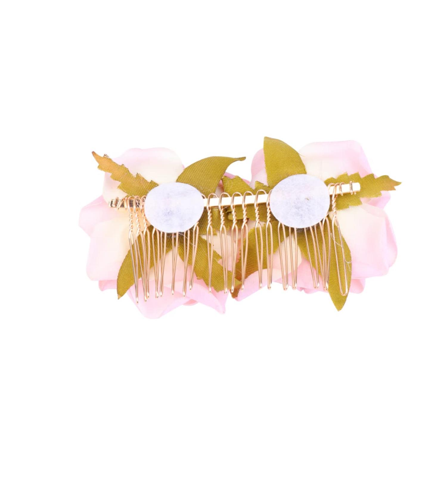 TOVINANNA 1pc Hair Comb Pin Rose Hair Comb Wedding Hair Comb Bride Hair Combs Bridal Hair Comb - Buy Online on GoSupps.com
