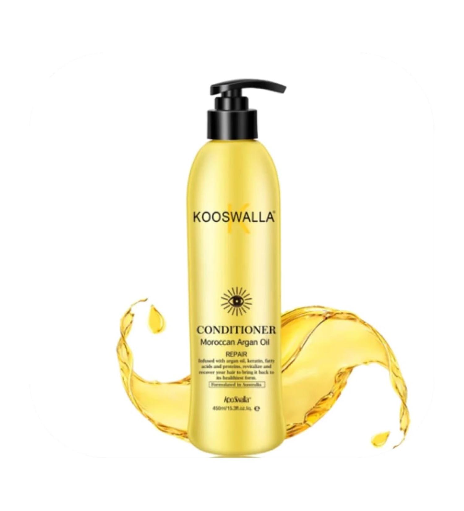 SVADiA Moroccan Argan Oil Conditioner 450ml - Nourishes Strengthens & Softens with Argan Oil Infusion | For All Hair Types | Reduces Frizz - Buy Online on GoSupps.com