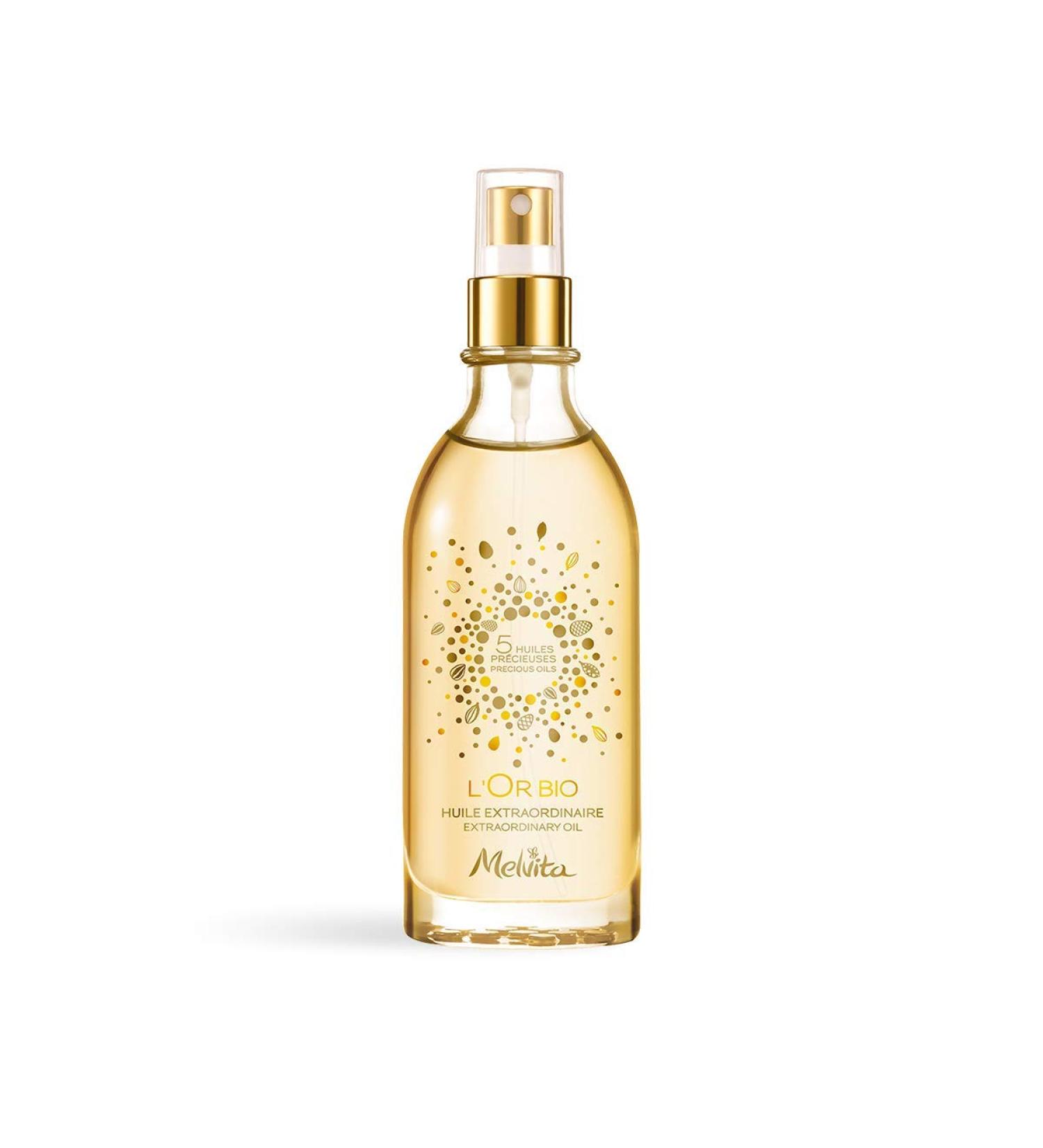Melvita L'Or Bio Dry Oil - 100% Natural & Vegan - Moisturizes Skin & Beautifies Hair - Bio Certified - 100 ml - Buy Online on GoSupps.com