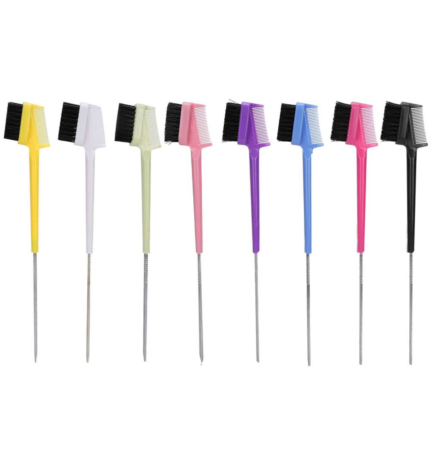 Buy 8-Pcs Professional Soft Hair Double Head Eyebrow Brush & Eyelashes Comb | Essential Makeup Tool for Flawless Beauty - Fast International Shipping - Buy Online on GoSupps.com