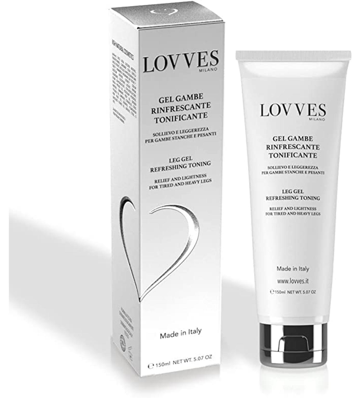 Lovves Gel for Legs and Feet | Refreshing Natural Cosmetics for Tired Legs | 150ml | Reduces Swelling & Provides Guaranteed Relief - Buy Online on GoSupps.com