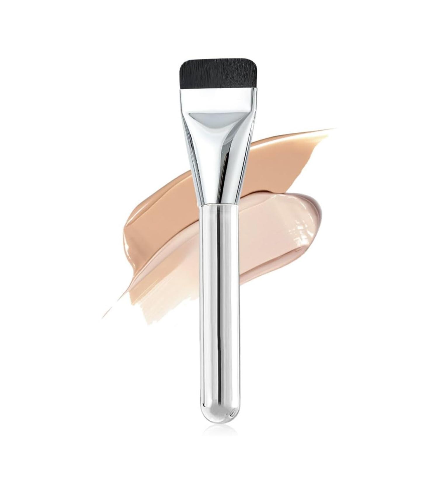 Ultra Thin Flat Head Foundation Brush 2024 New Flat Foundation Brush for Liquid Makeup Professional One-line Covered Flat Brush Lightweight Beauty Tools (Size : 1pc) - Buy Online on GoSupps.com