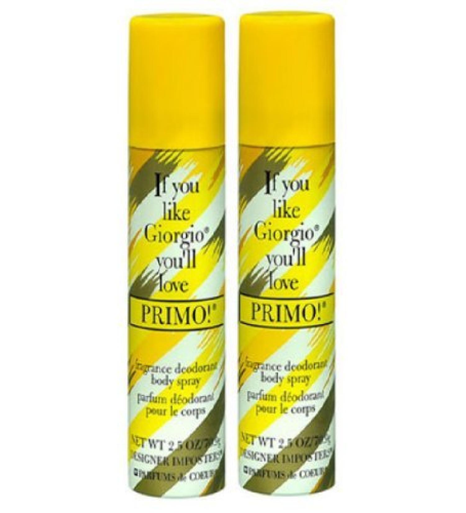 PRIMO BODY SPRAY- PACK OF 2