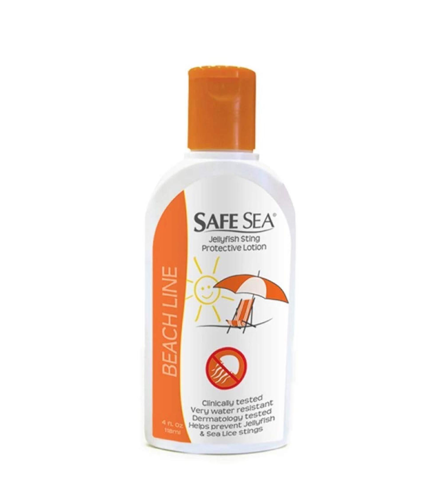 Safe Sea Lotion - Jellyfish Sting Protection Lotion Only 120ml Bottle