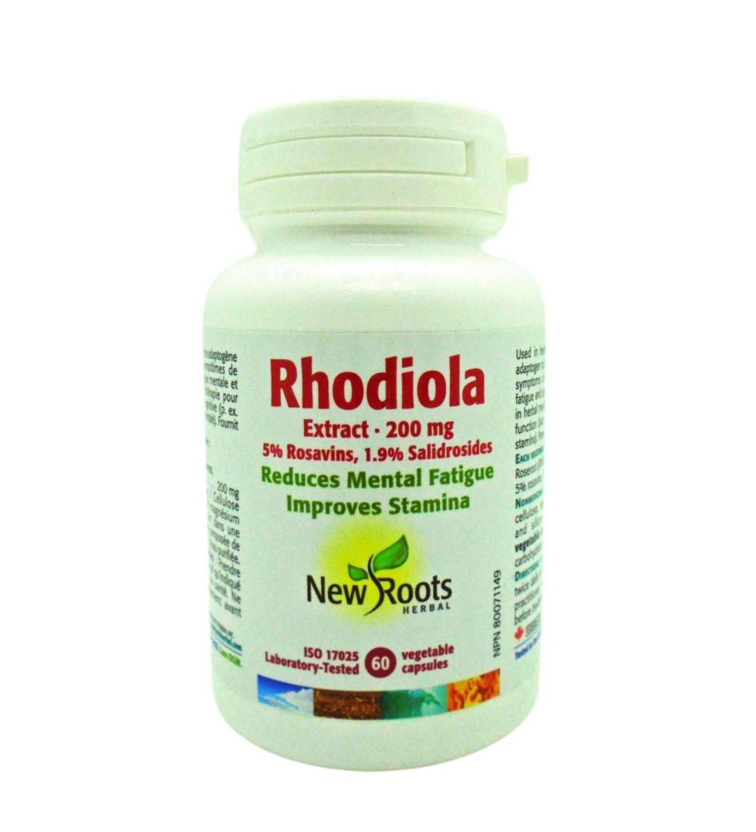 Rhodiola Extract 200 mg 60 vegetable Capsules - Buy Online on GoSupps.com