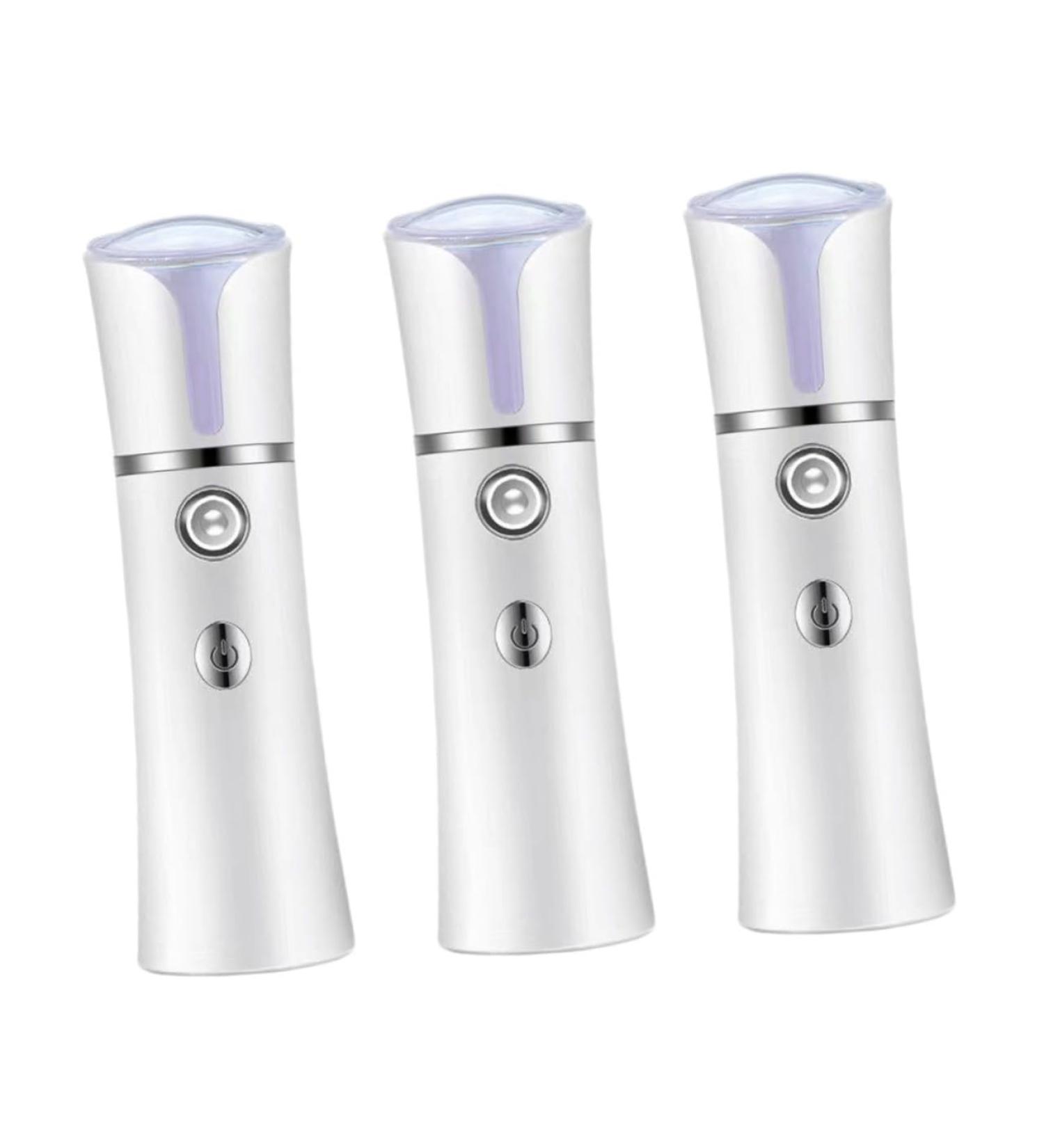 POPETPOP 3 pcs Humidifier White Hydrator Usb Face Nano Cold Charging Evaporator Handheld Spray 14.1x4cmx3pcs Whitex3pcs - Buy Online on GoSupps.com