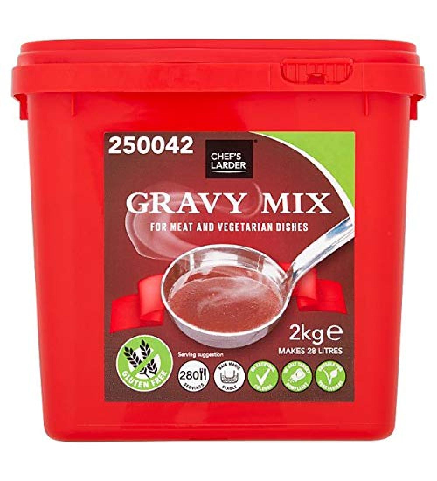 British Food Shop Chef's Larder Gravy Mix Meat & Vegetarian Dishes Gluten Free 2kg - Buy Online on GoSupps.com
