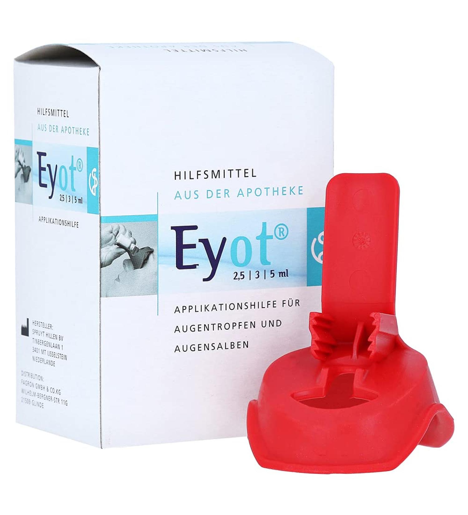 Eyot dripping aid for. Drops/ointments