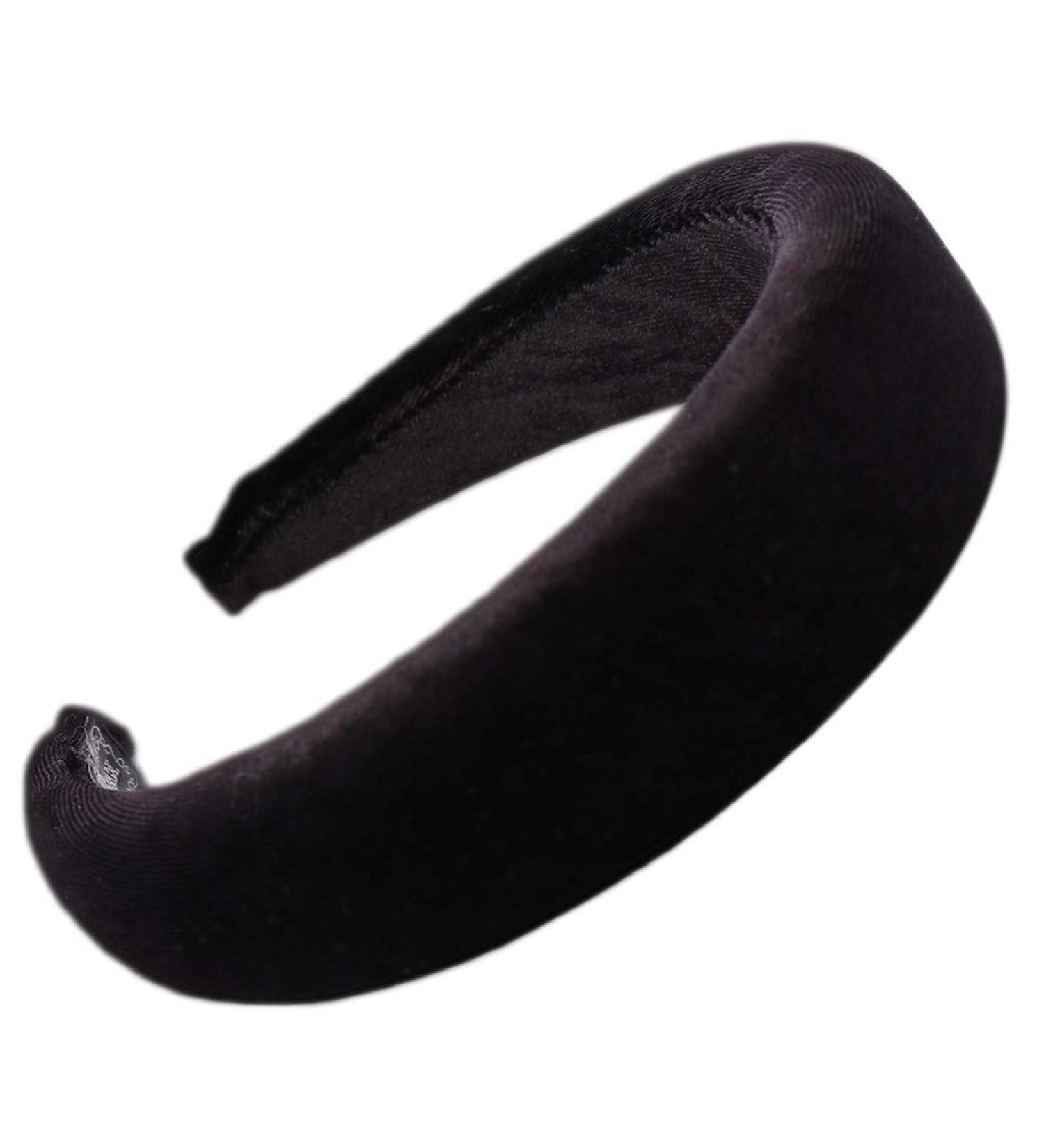 Siwetg Padded Wide Headband for Women - Shiny Velvet in 11 Colors Including Black | Stylish Hair Accessories for Every Occasion - Buy Online on GoSupps.com